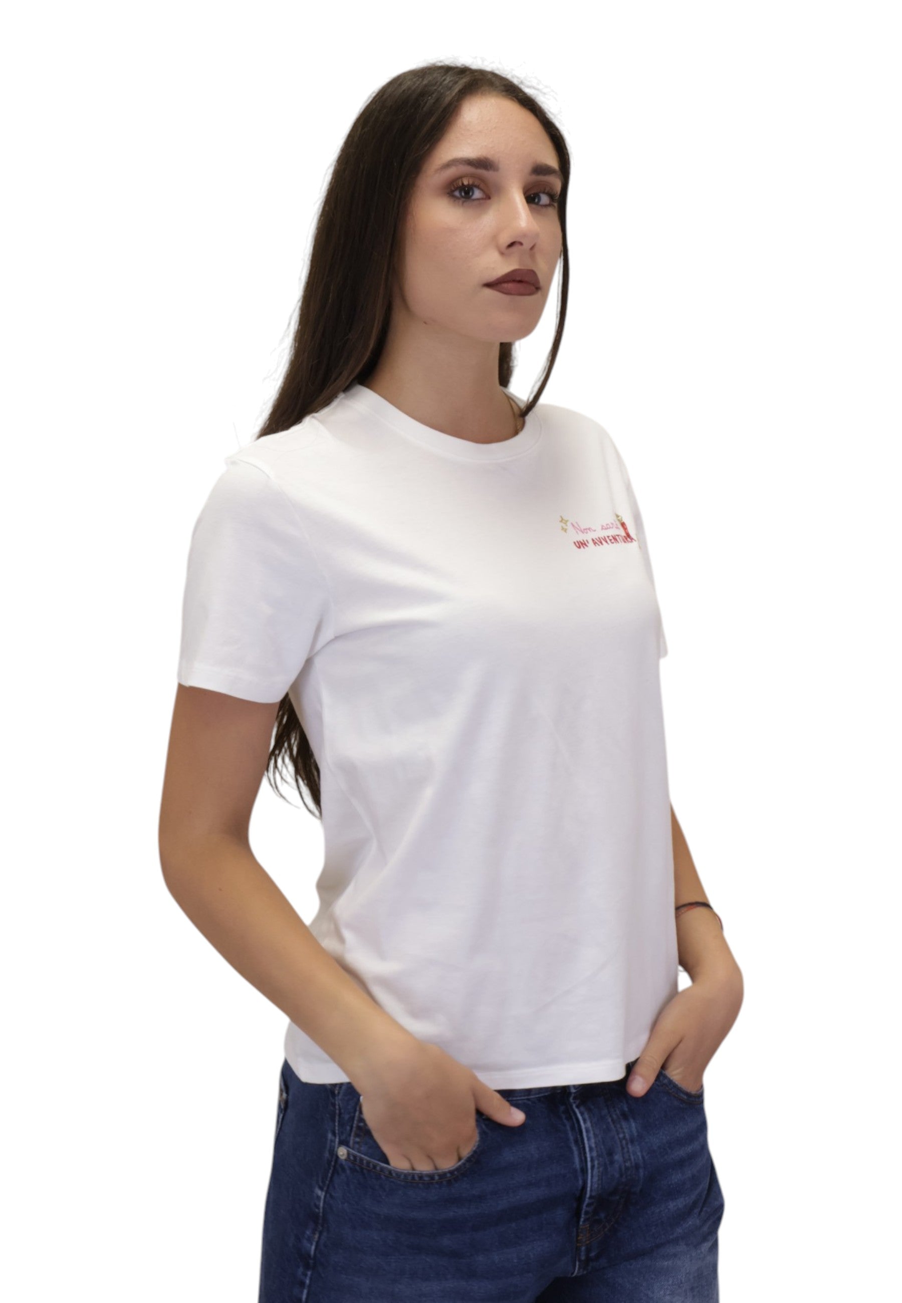 T-SHIRT Bianco Mc2 Saint Barth