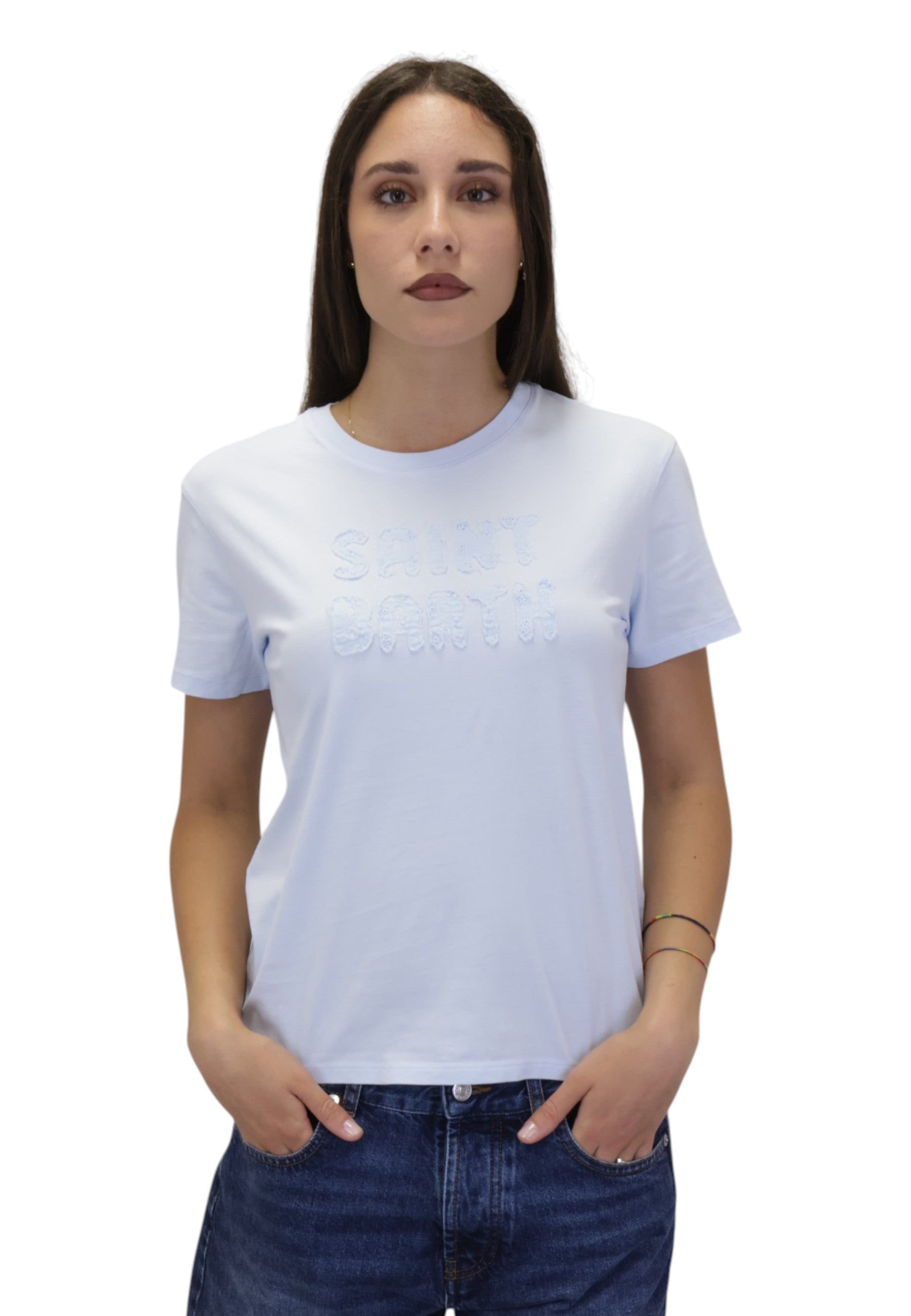 T-SHIRT Celeste Mc2 Saint Barth