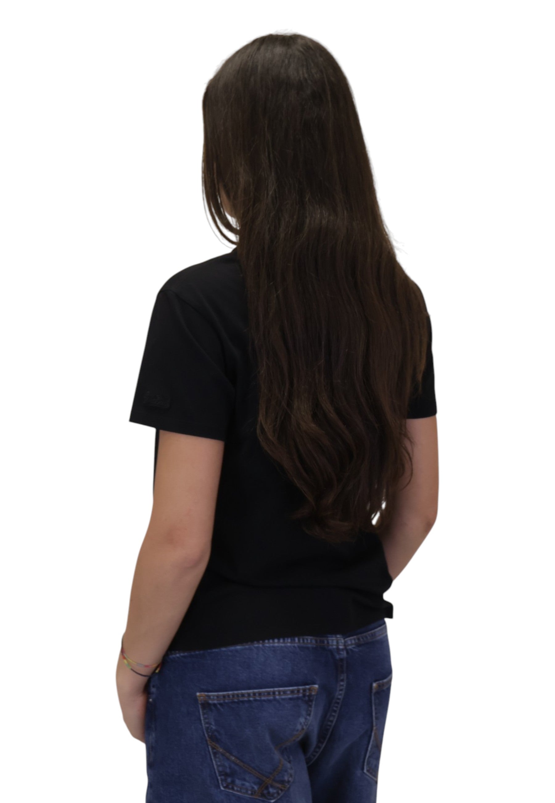T-SHIRT Nero Mc2 Saint Barth