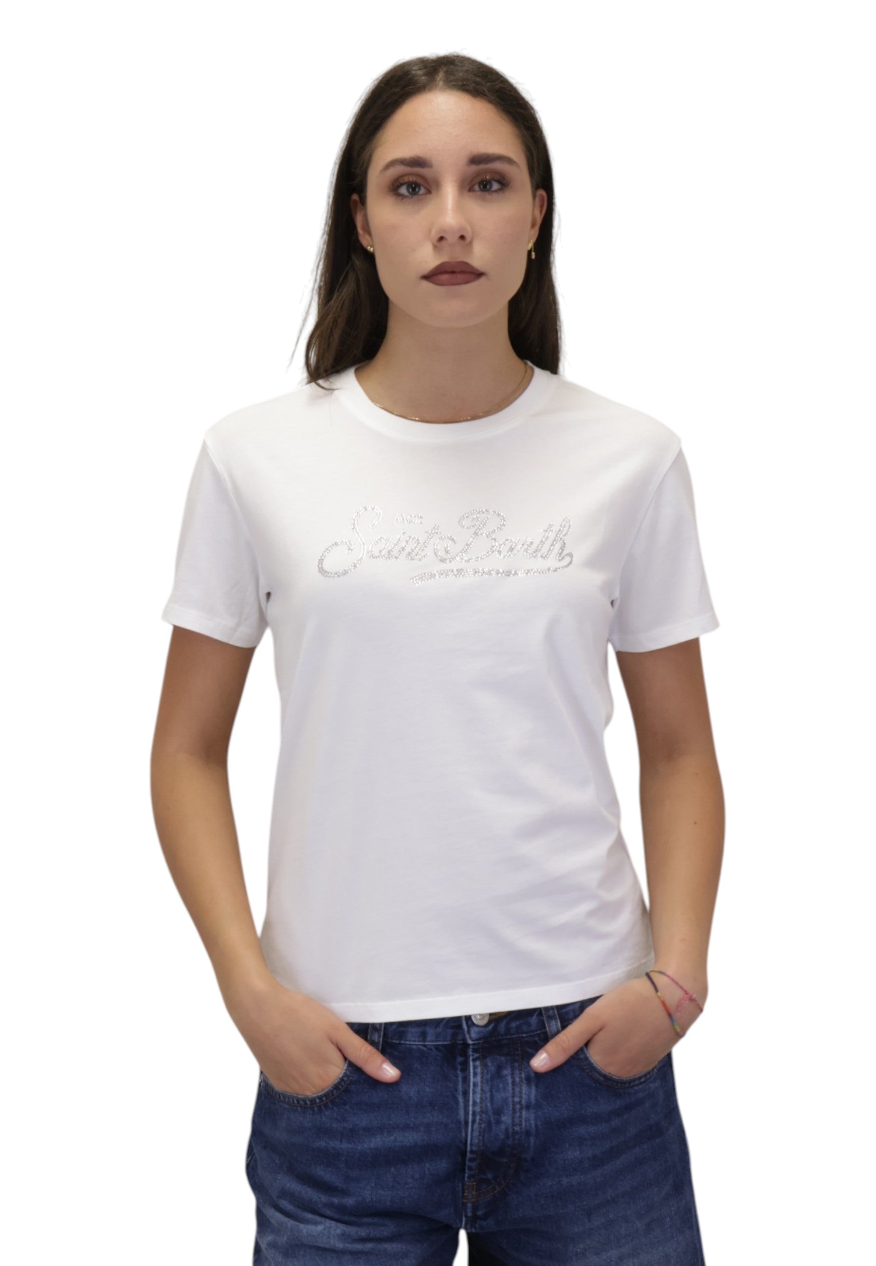 T-SHIRT Bianco Mc2 Saint Barth