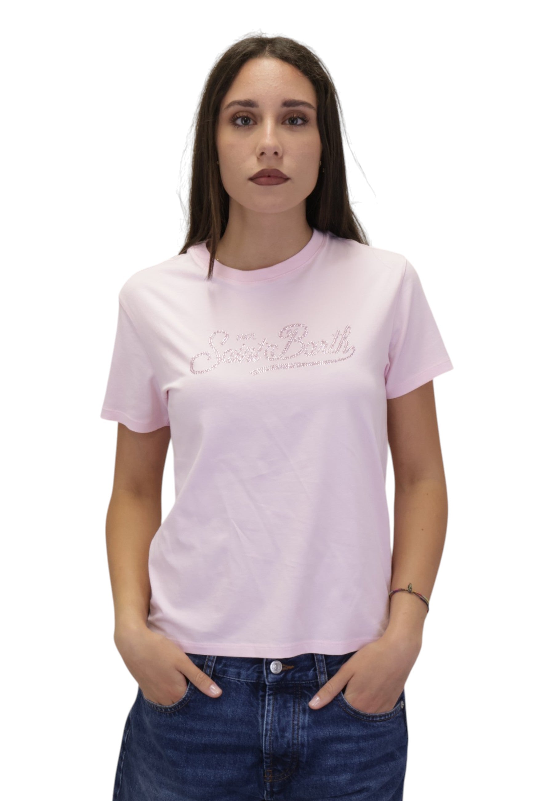 T-SHIRT Rosa Mc2 Saint Barth