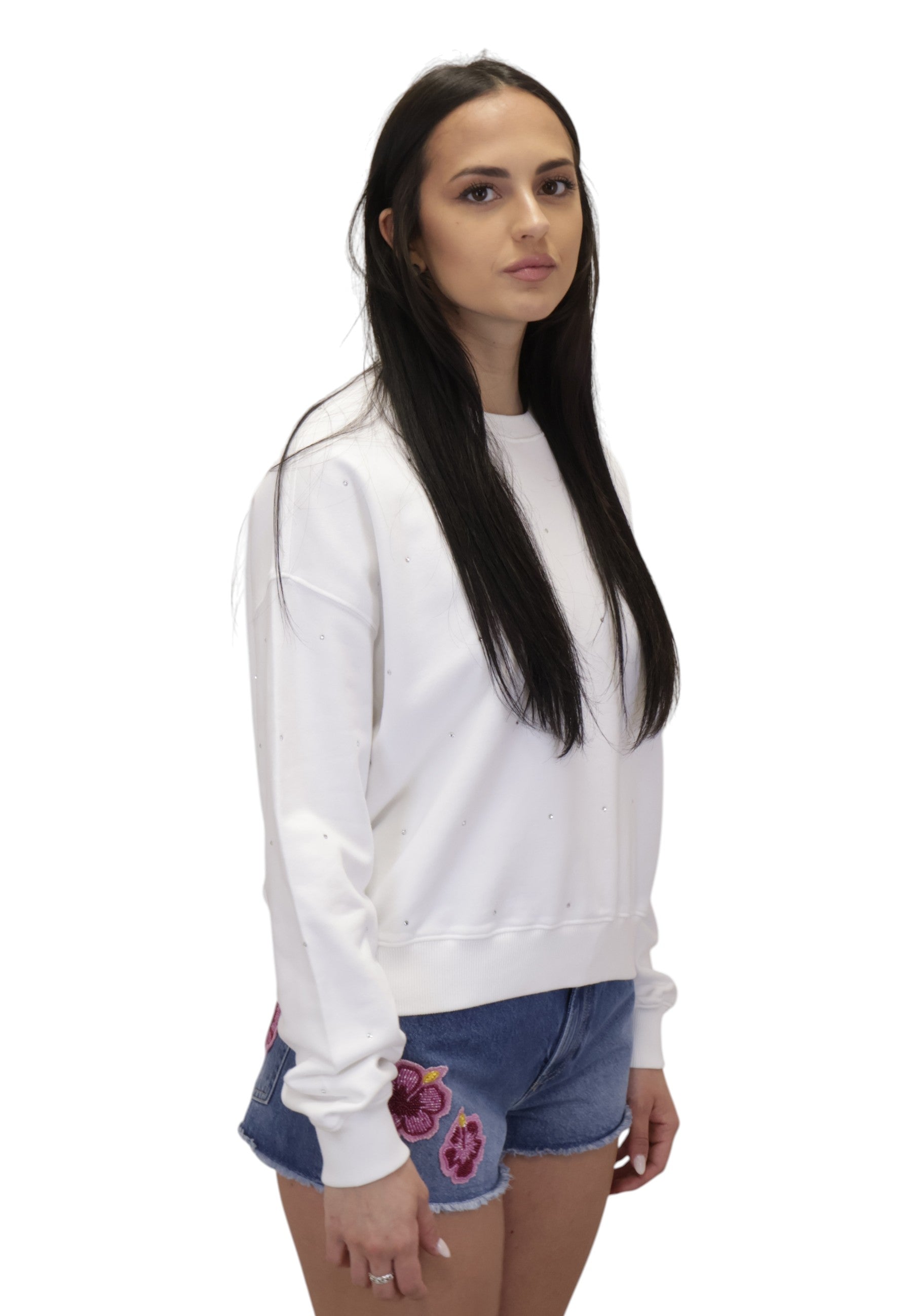 MAGLIE A GIROCOLLO Bianco Mc2 Saint Barth