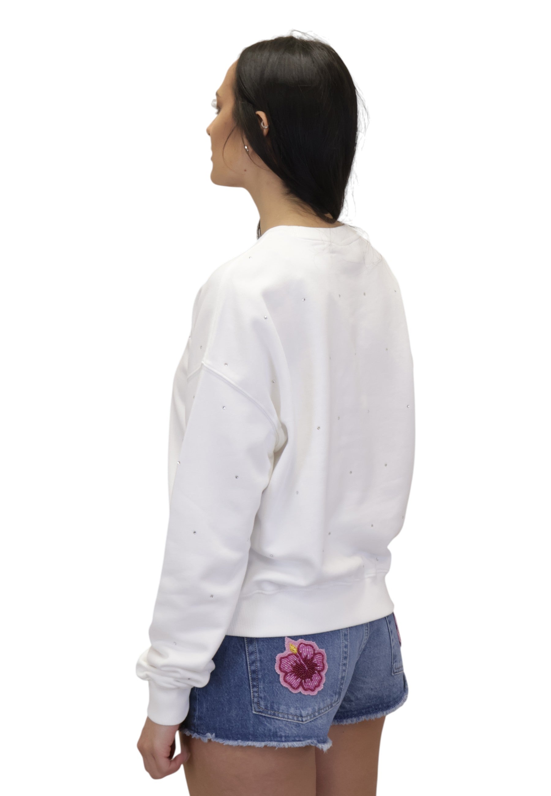 MAGLIE A GIROCOLLO Bianco Mc2 Saint Barth