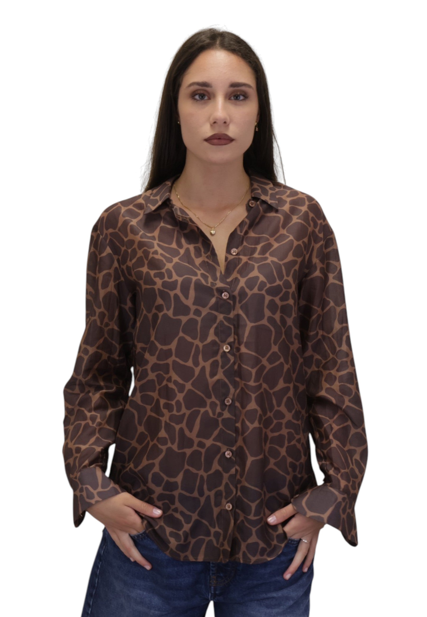 CAMICIE Marrone Mc2 Saint Barth
