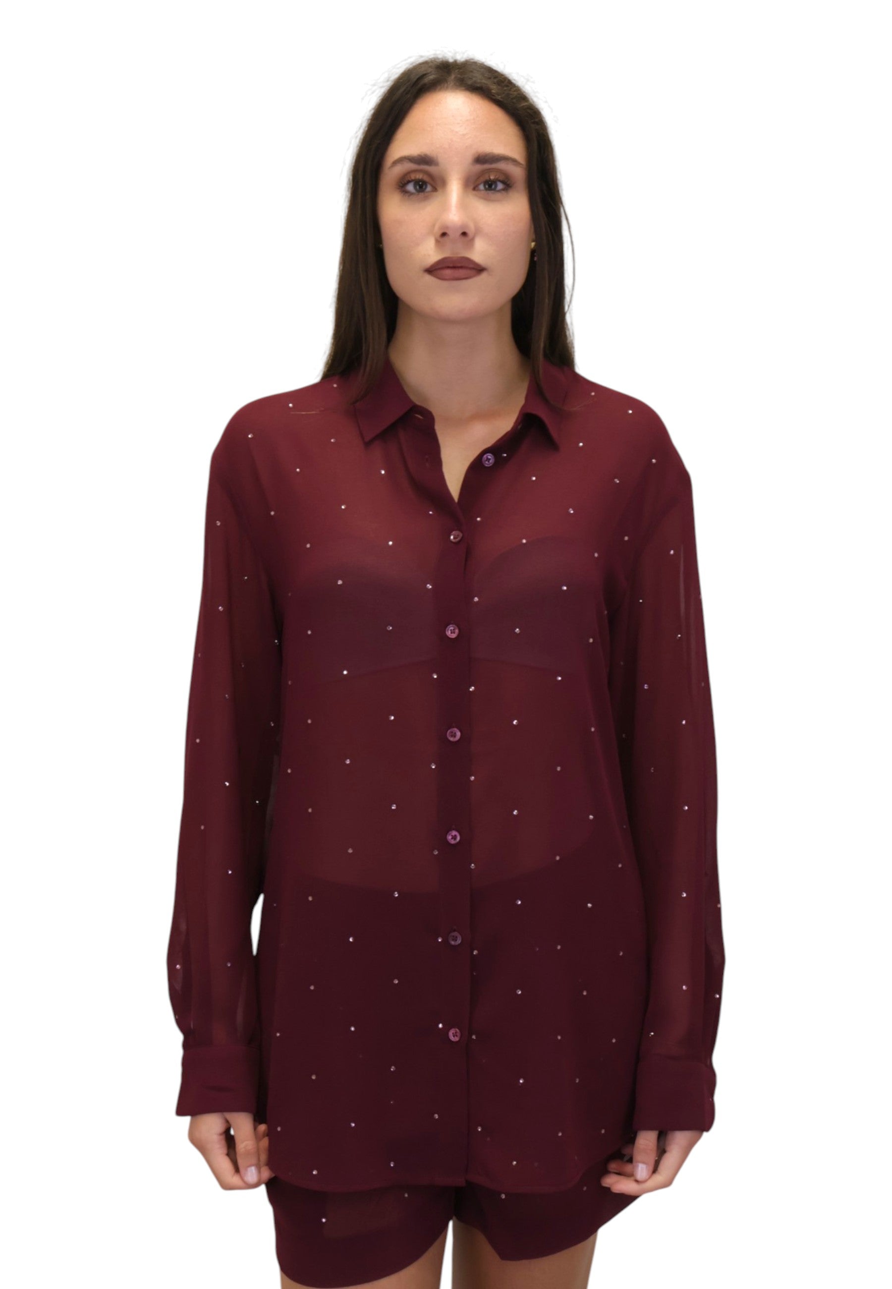 CAMICIE Bordeaux Mc2 Saint Barth