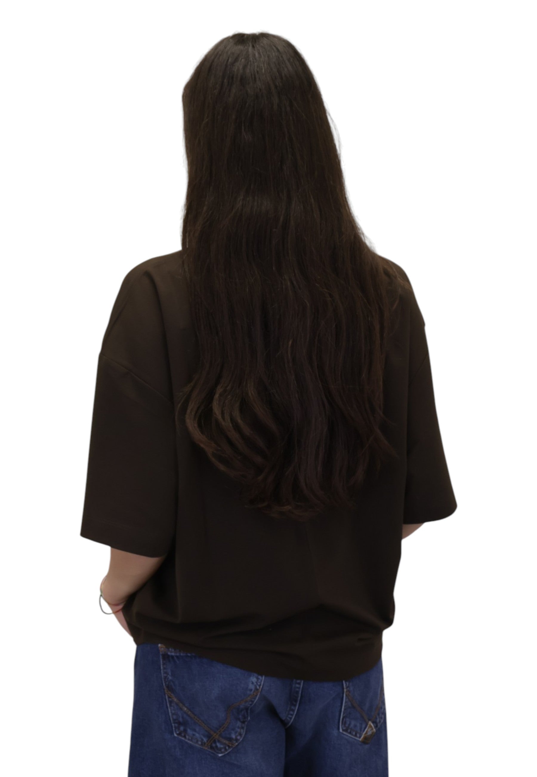 T-SHIRT Marrone Woc