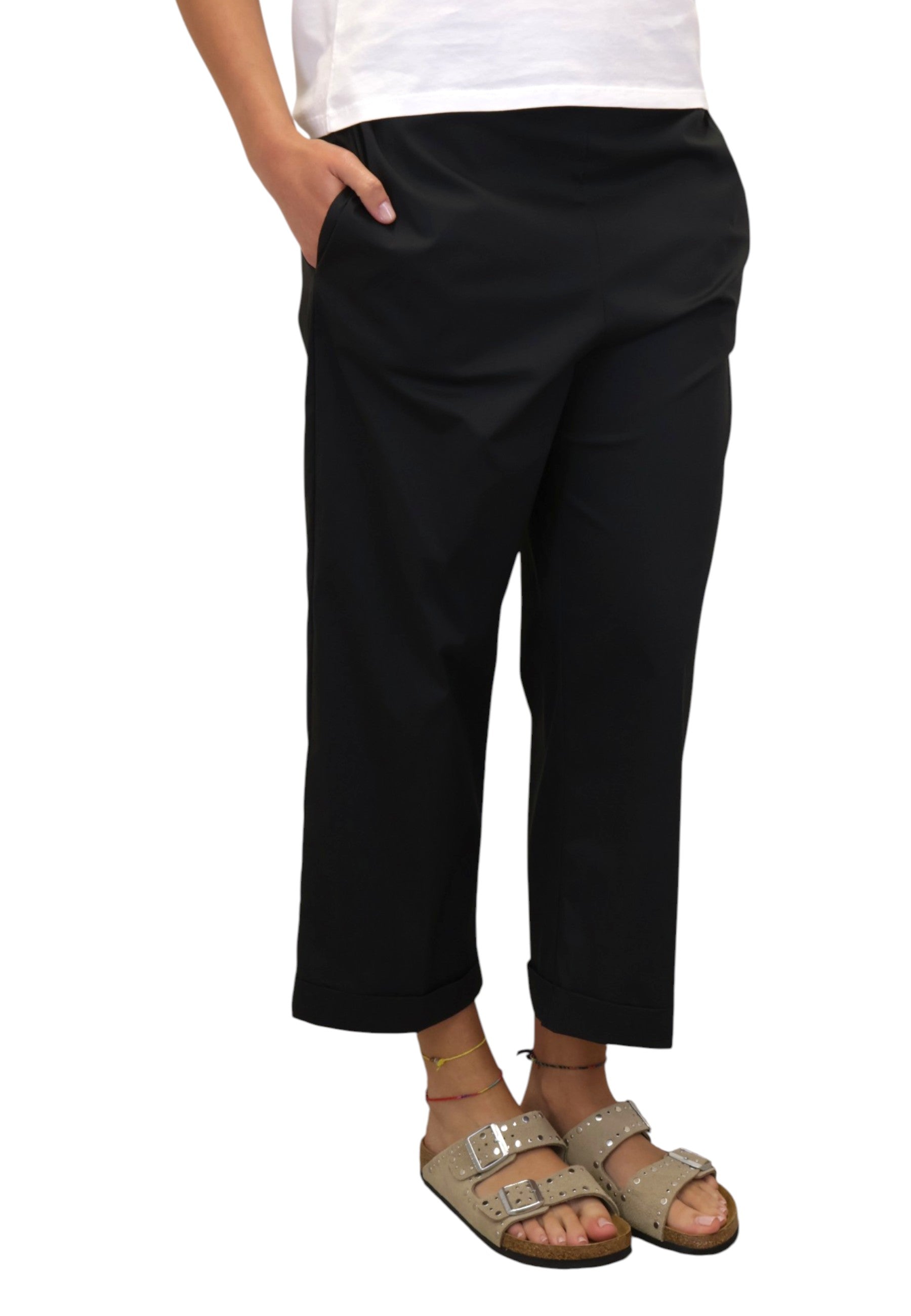 PANTALONI TASCA A FILO Nero Liviana Conti