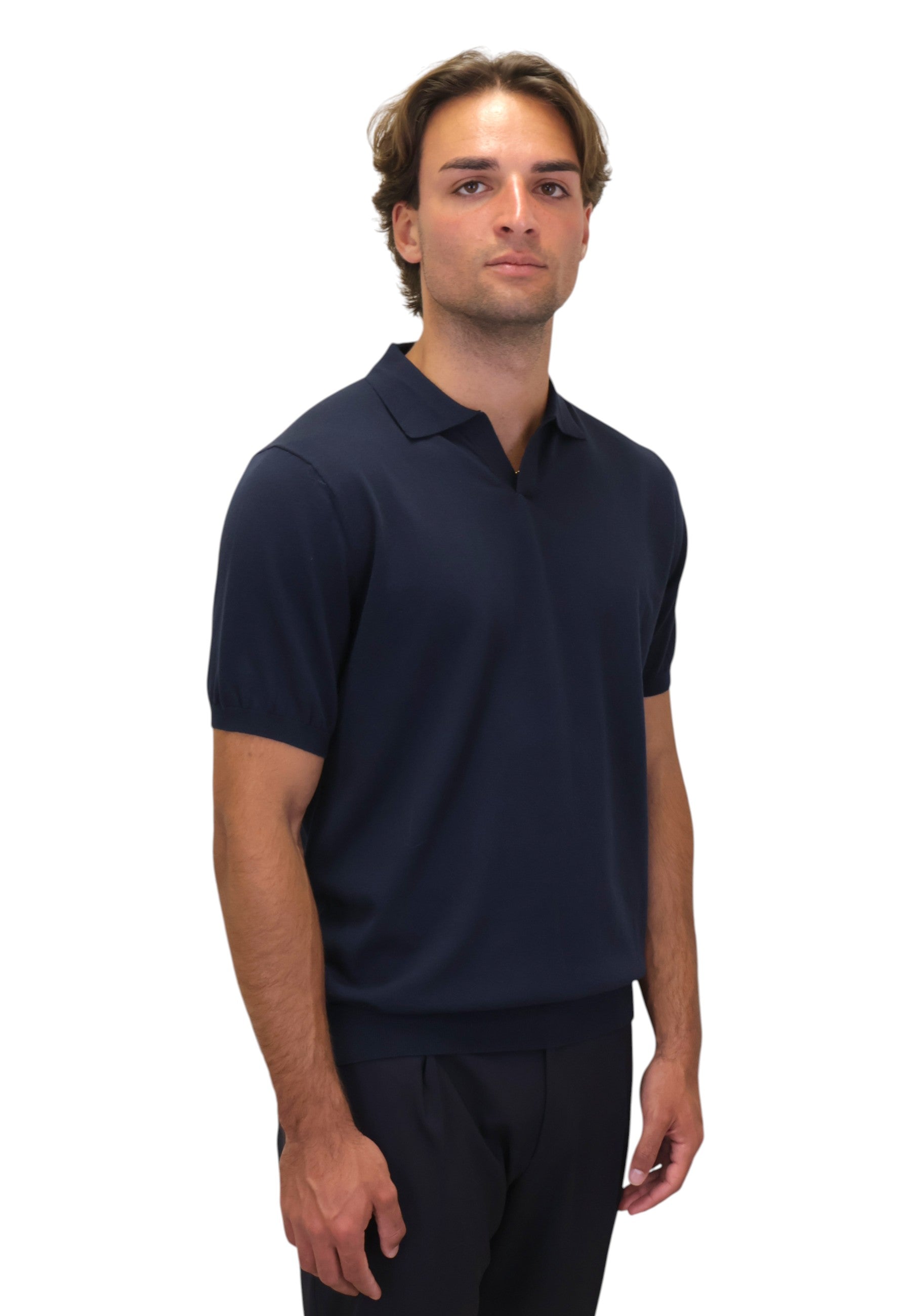 POLO A MANICA CORTA Blu Jean Paul