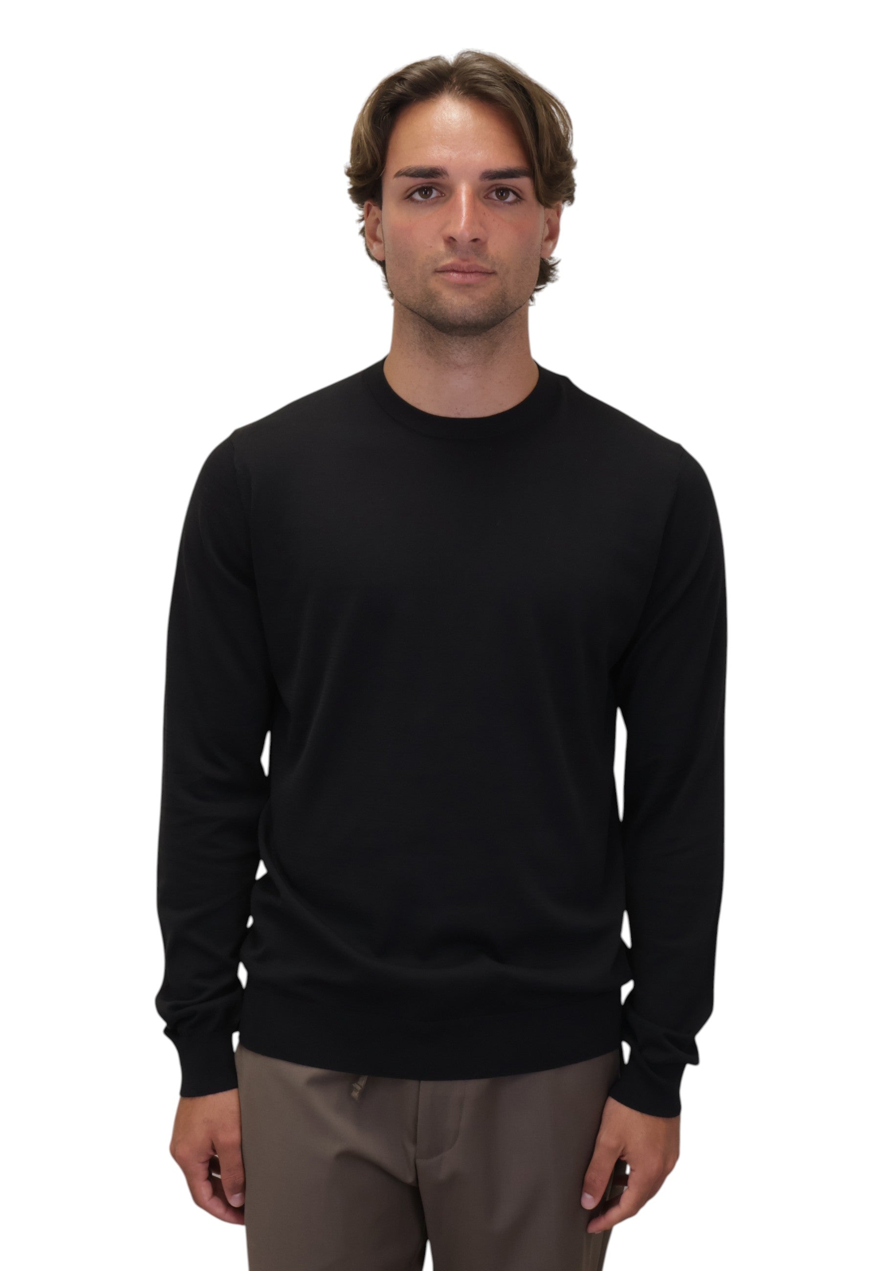 GIROCOLLO MANICA LUNGA Nero Jean Paul