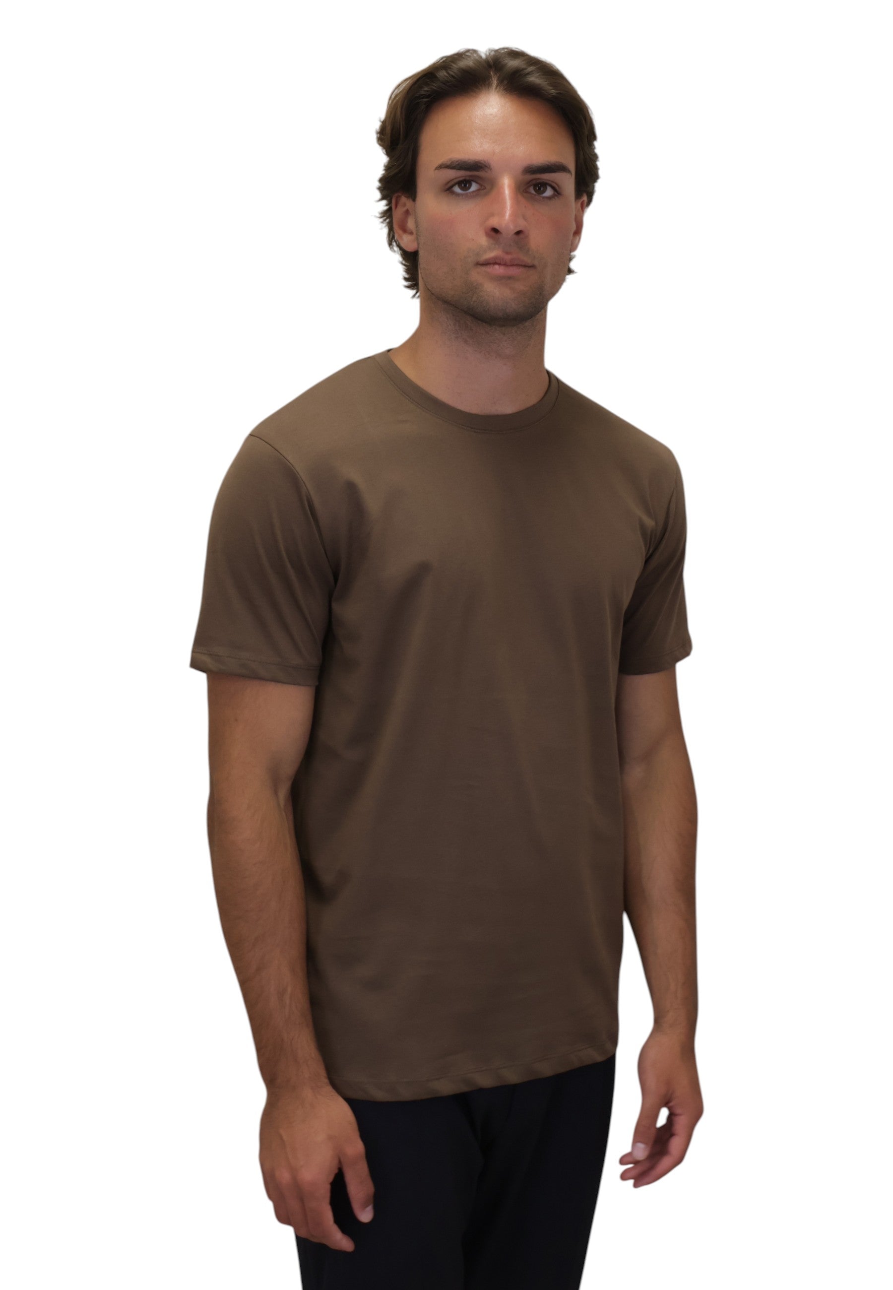 T-SHIRT Marrone Maxzone