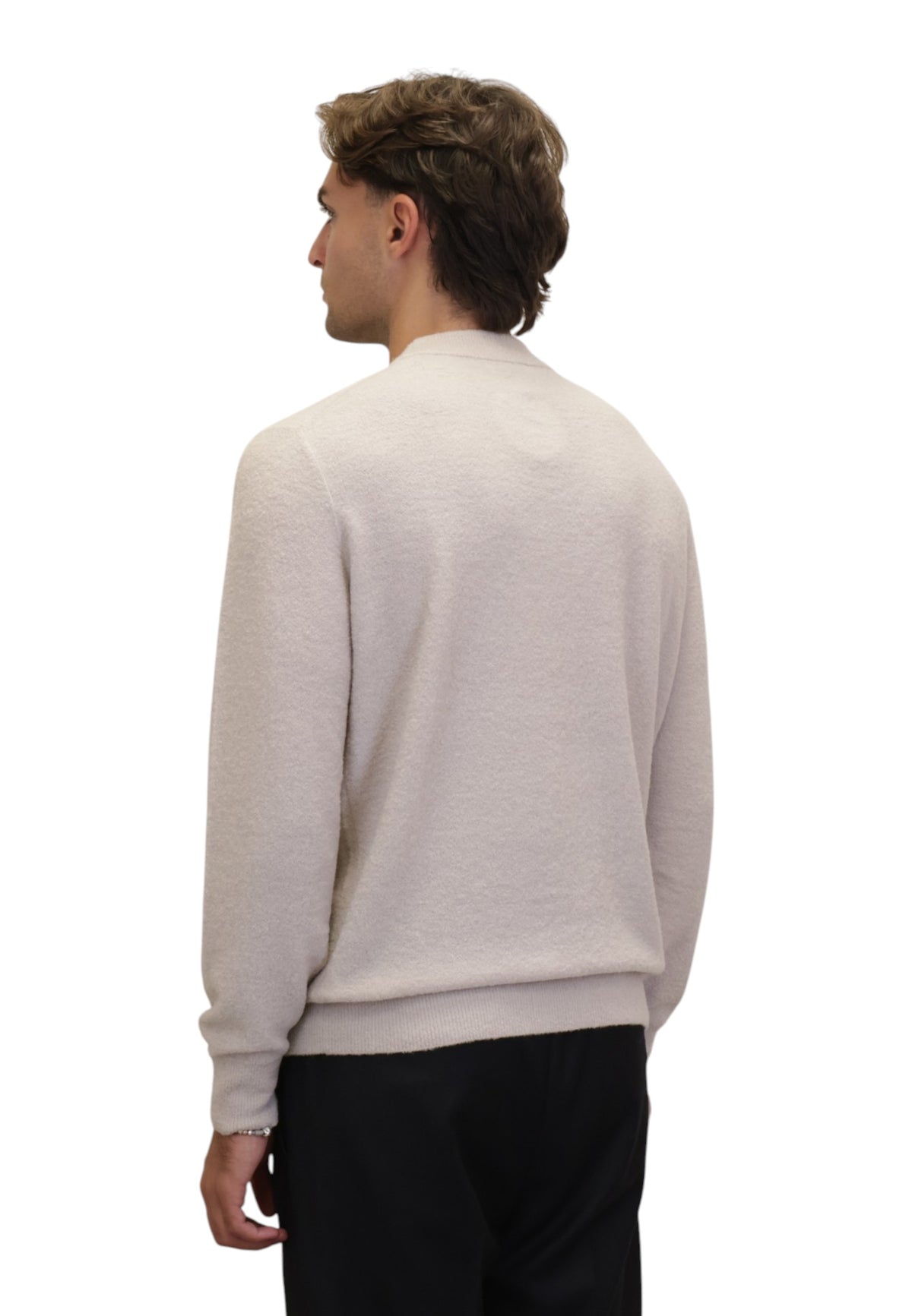 MAGLIE A GIROCOLLO Beige Kangra