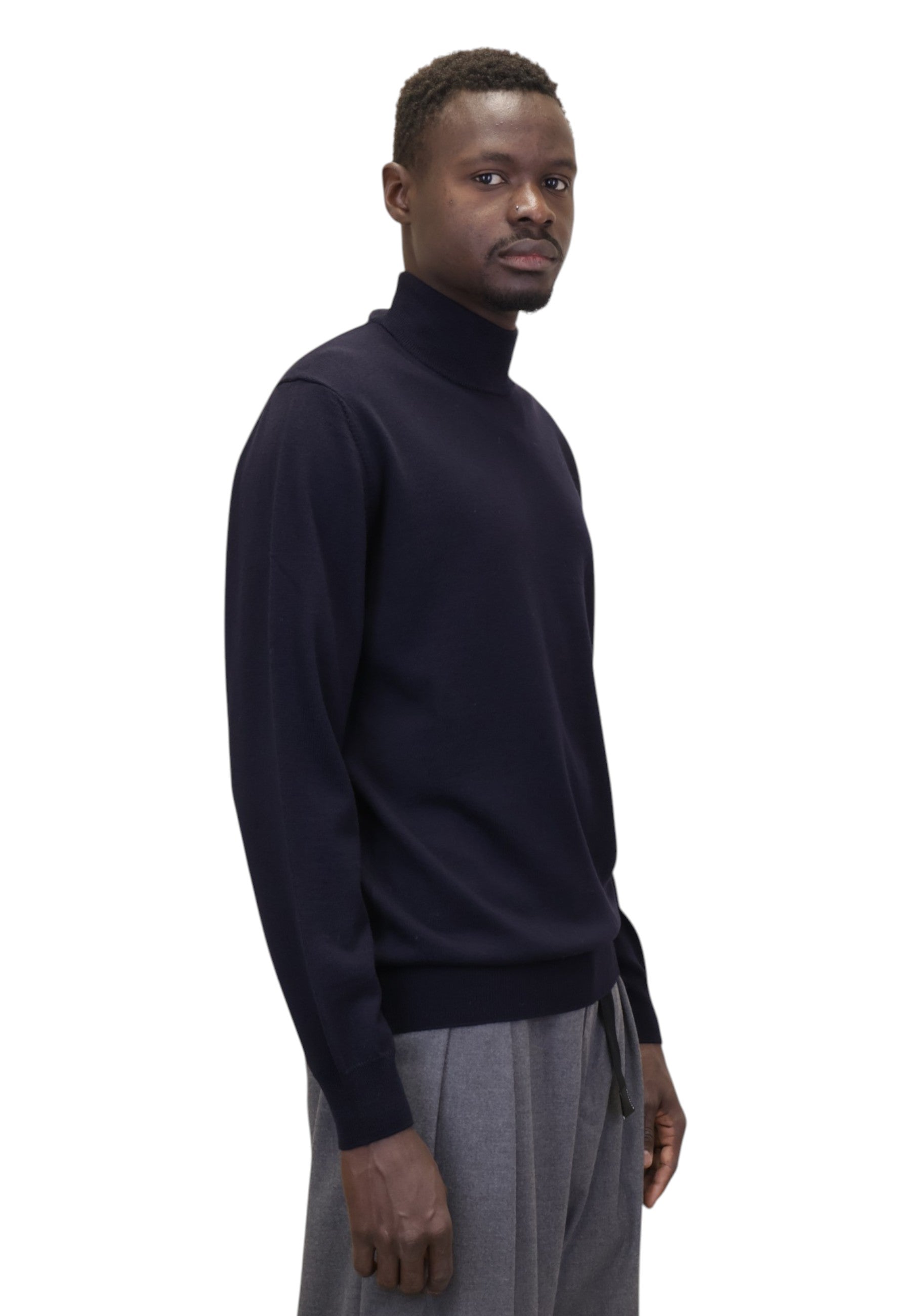 MAGLIE A LUPETTO Blu Kangra