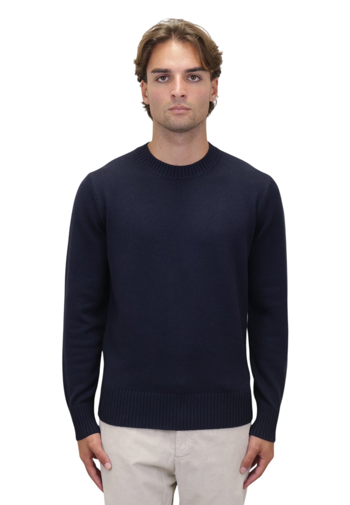 MAGLIE A GIROCOLLO Blu Kangra