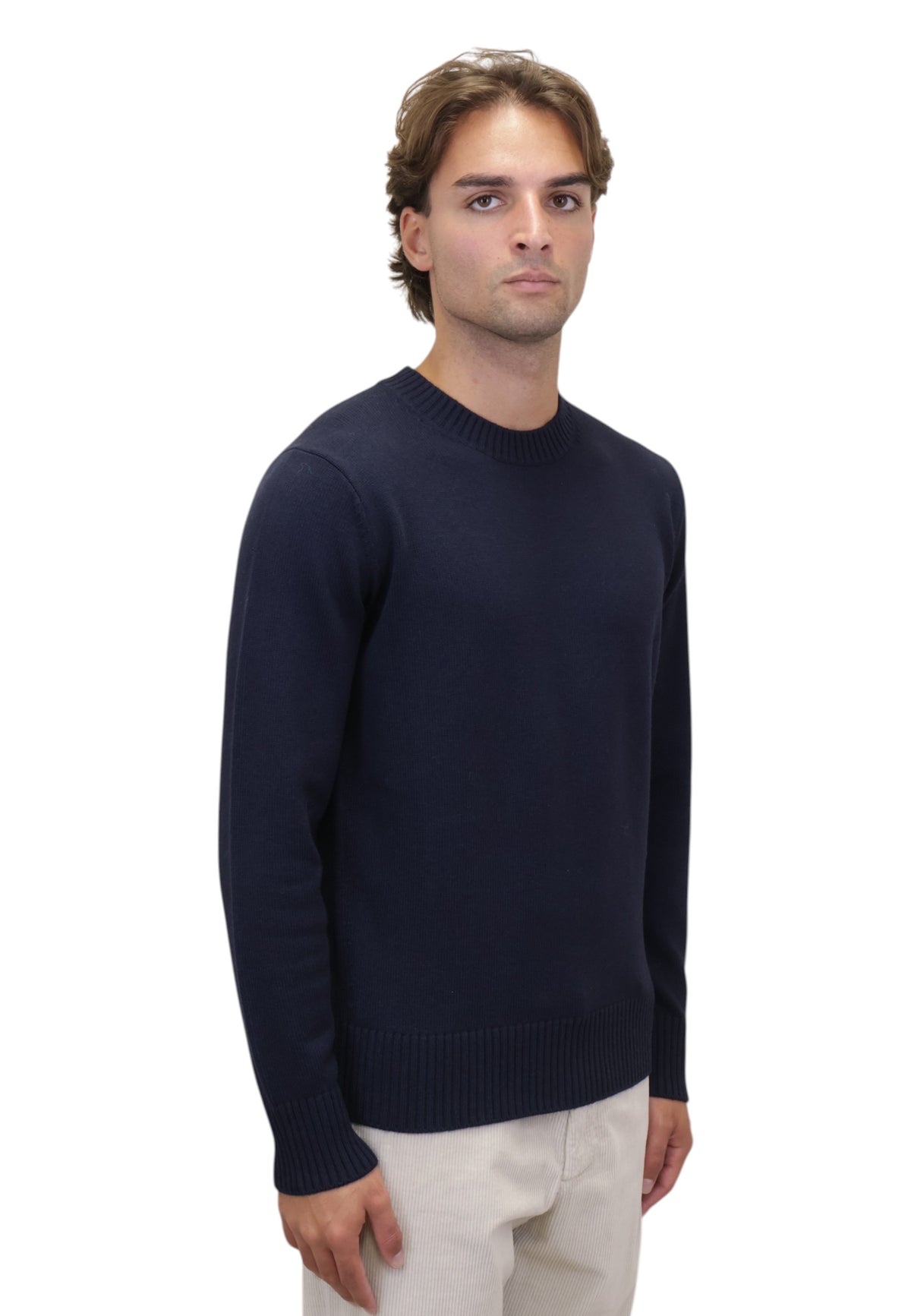 MAGLIE A GIROCOLLO Blu Kangra