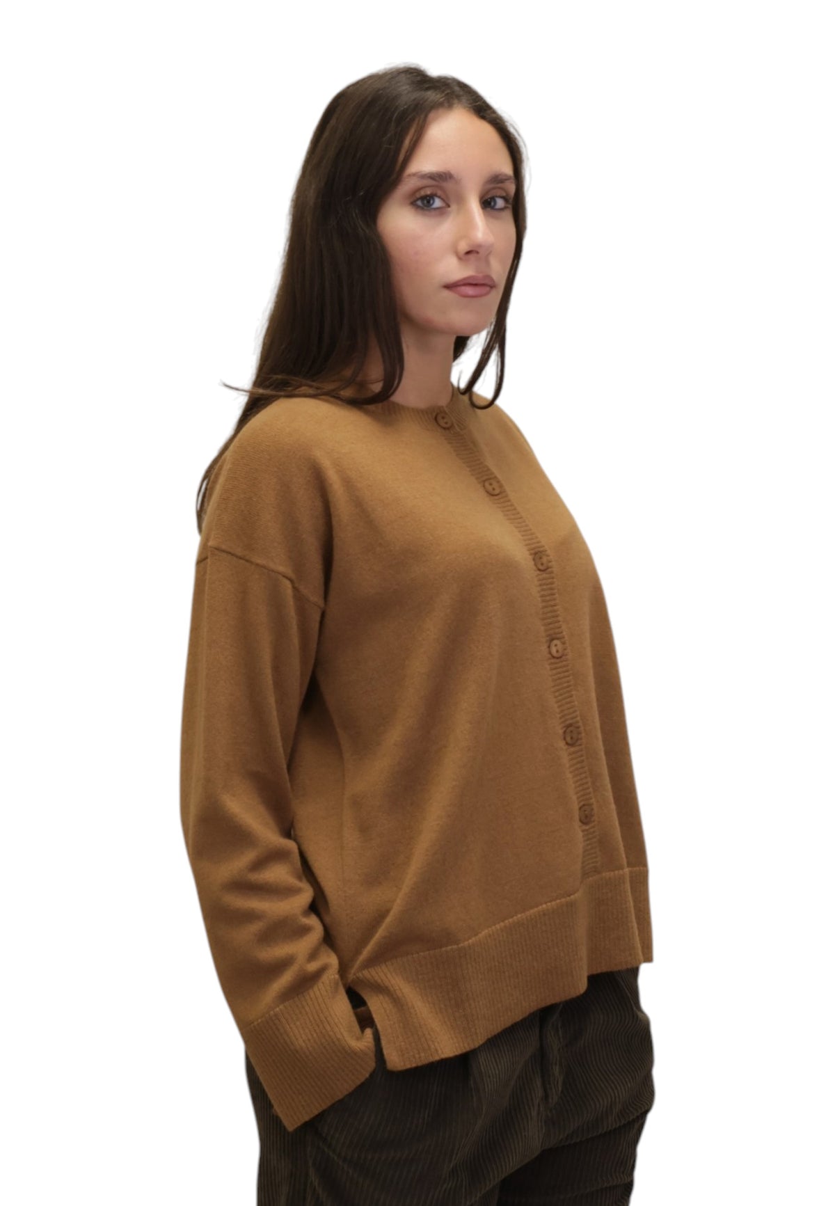 MAGLIE A SERAFINO Marrone Kangra
