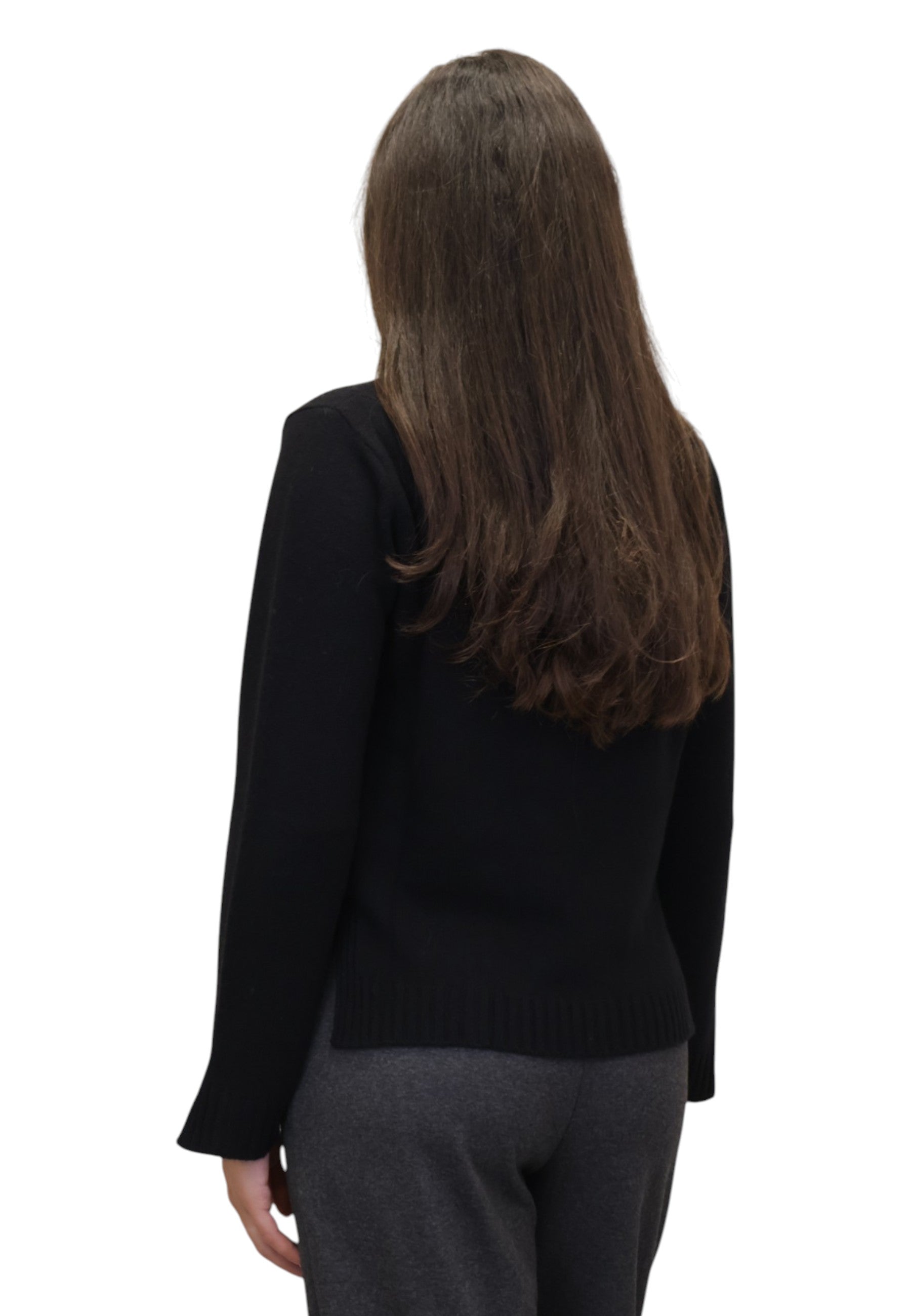 MAGLIE A GIROCOLLO Nero Kangra