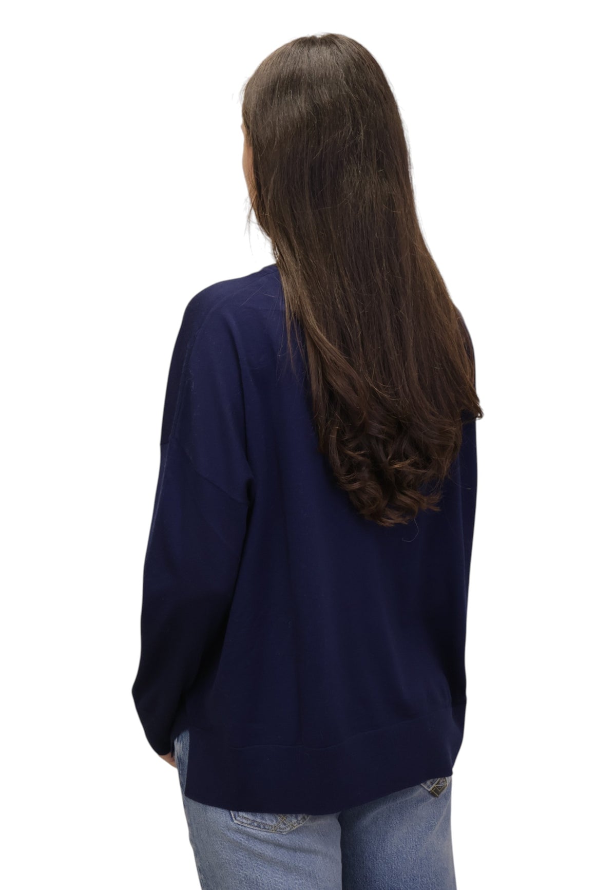 MAGLIE A GIROCOLLO Blu Kangra