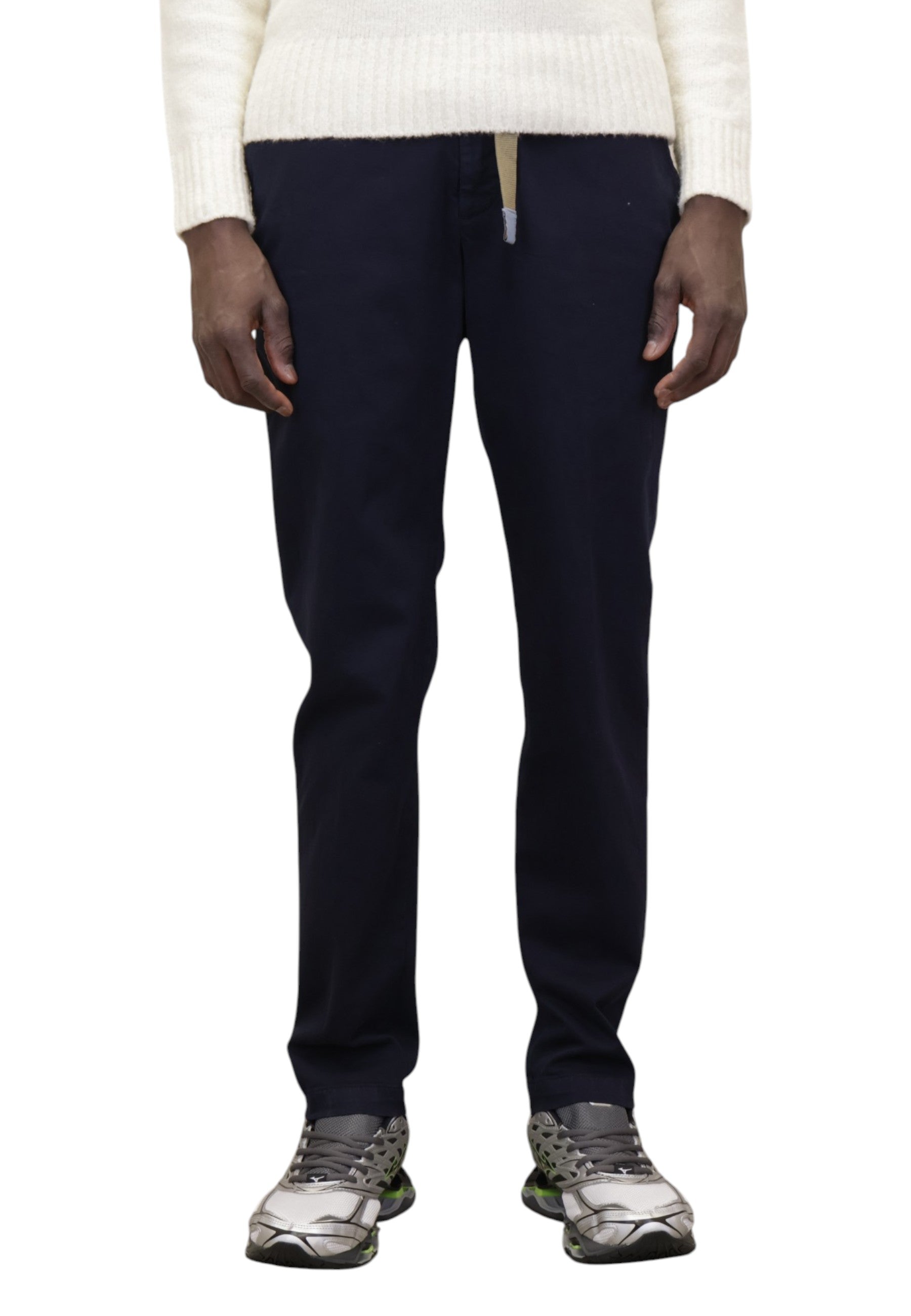 PANTALONI Blu White Sand