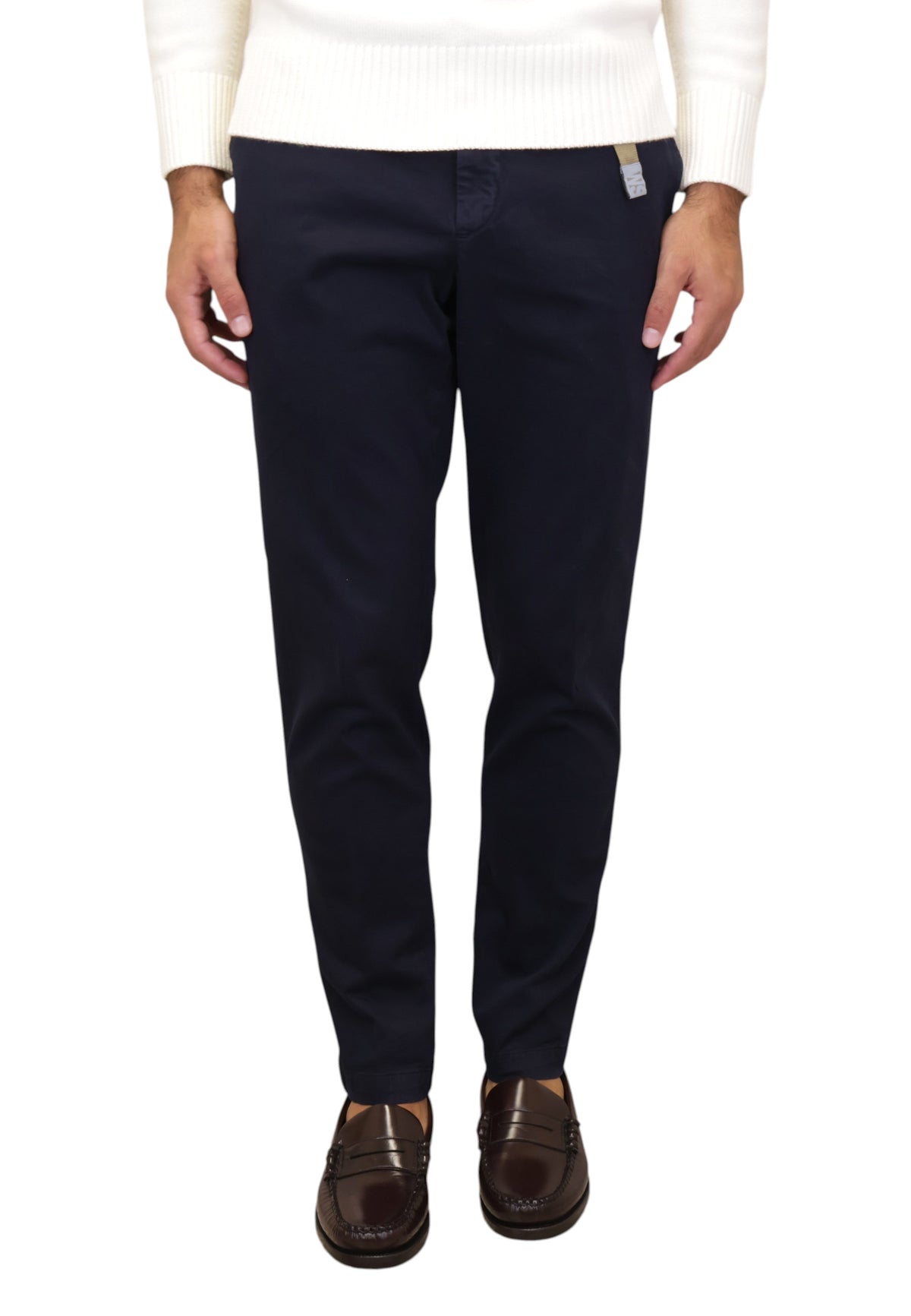 PANTALONI Blu White Sand