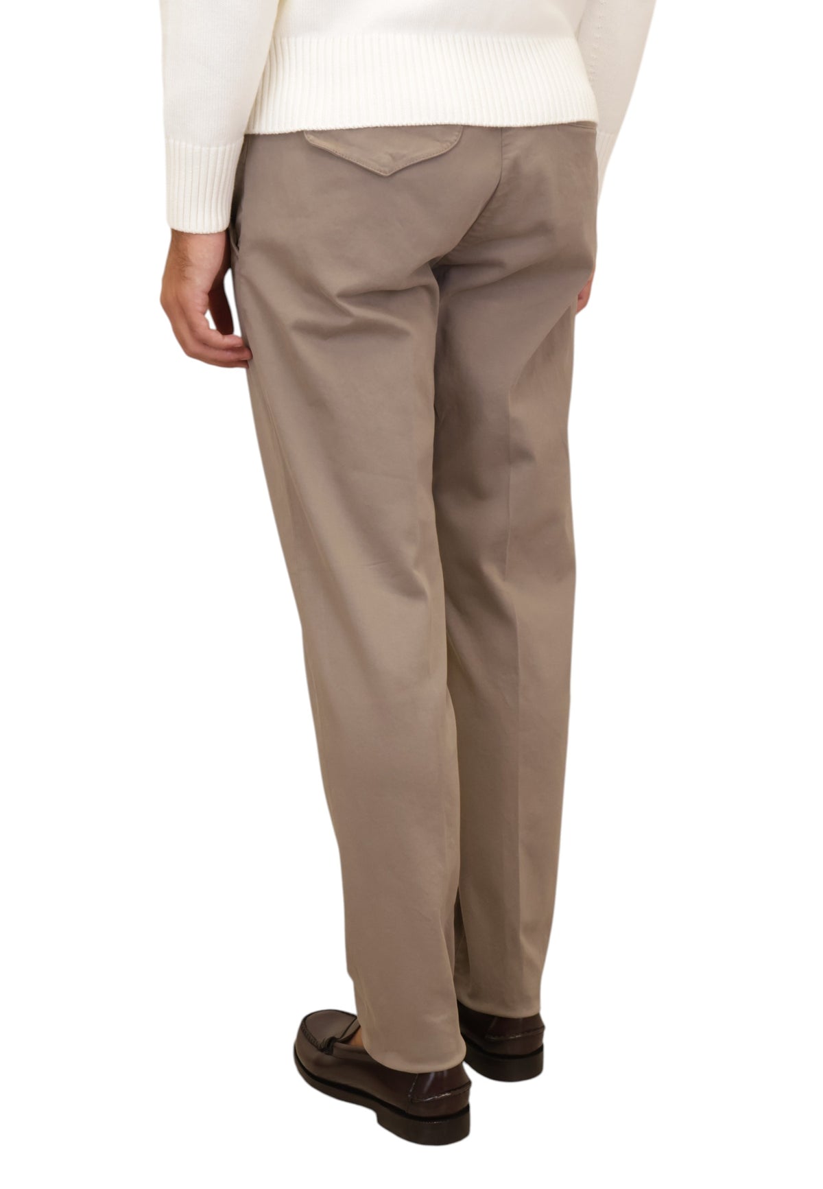 PANTALONI Beige White Sand
