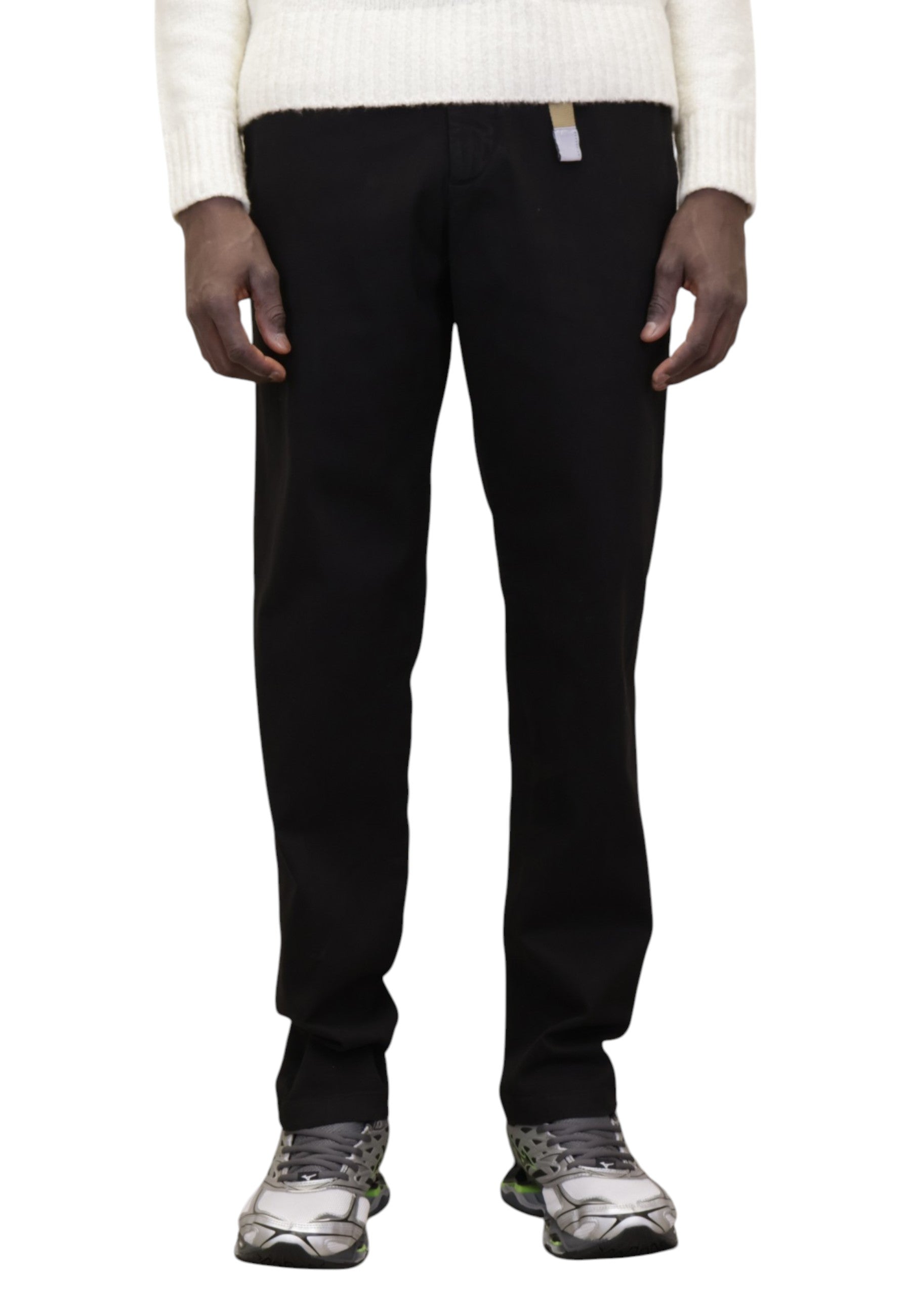 PANTALONI Nero White Sand