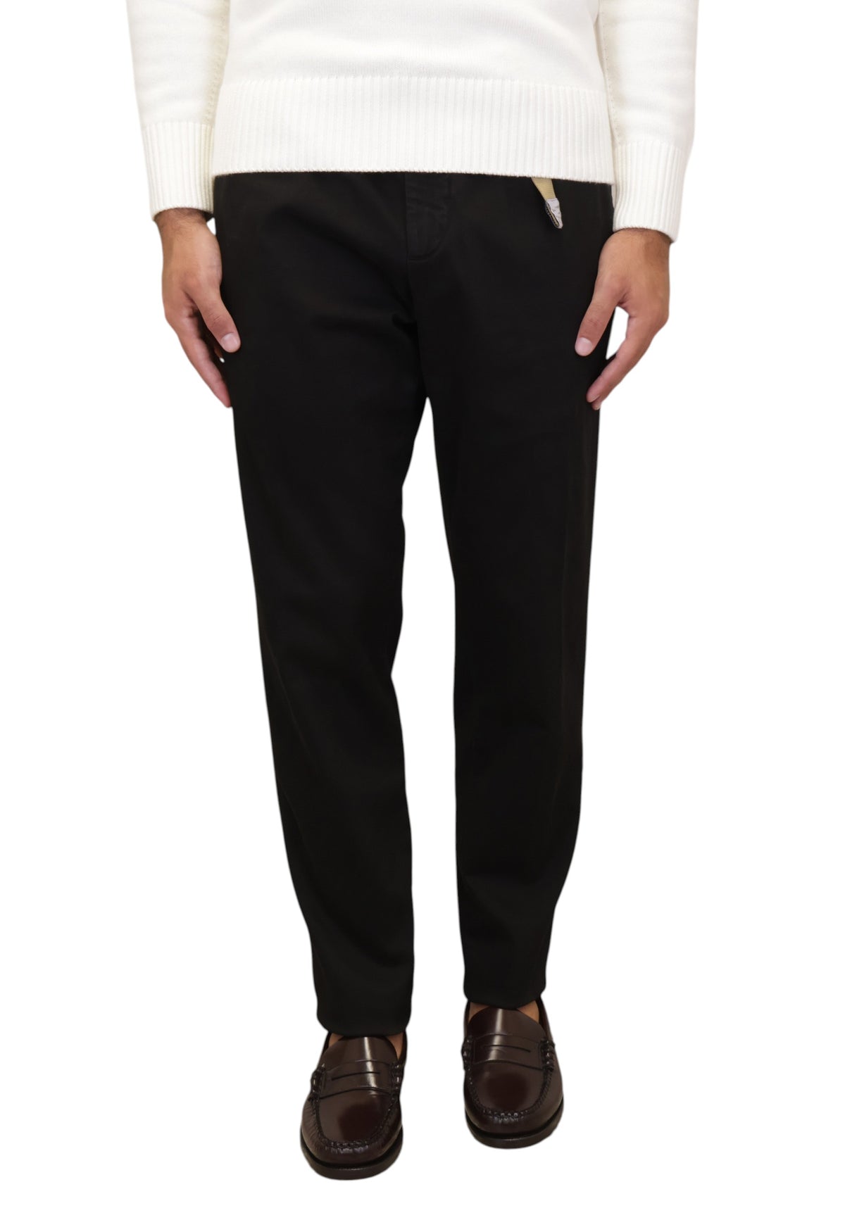 PANTALONI Nero White Sand
