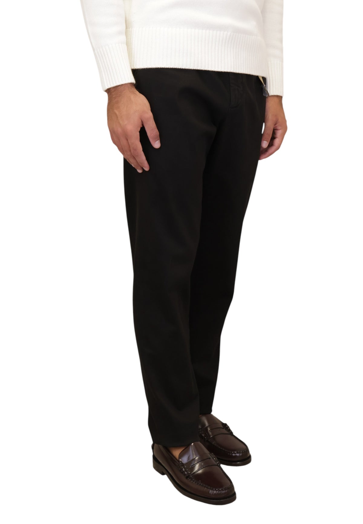 PANTALONI Nero White Sand