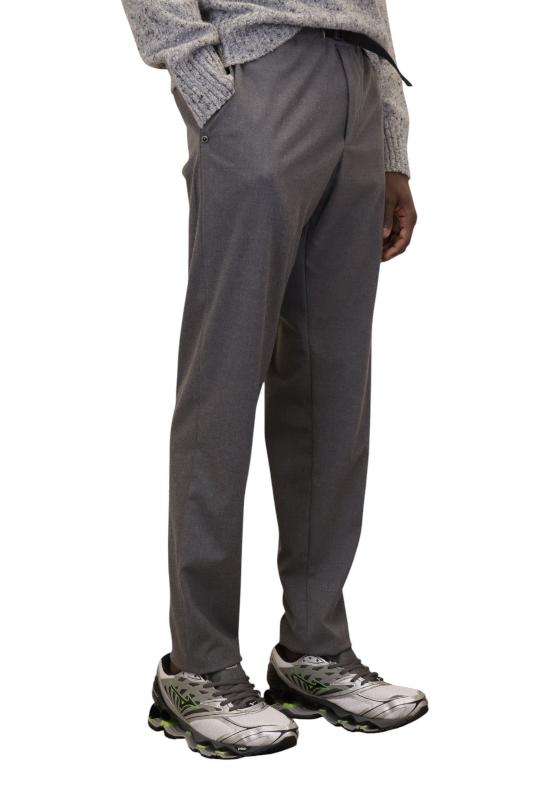 PANTALONI Grigio White Sand