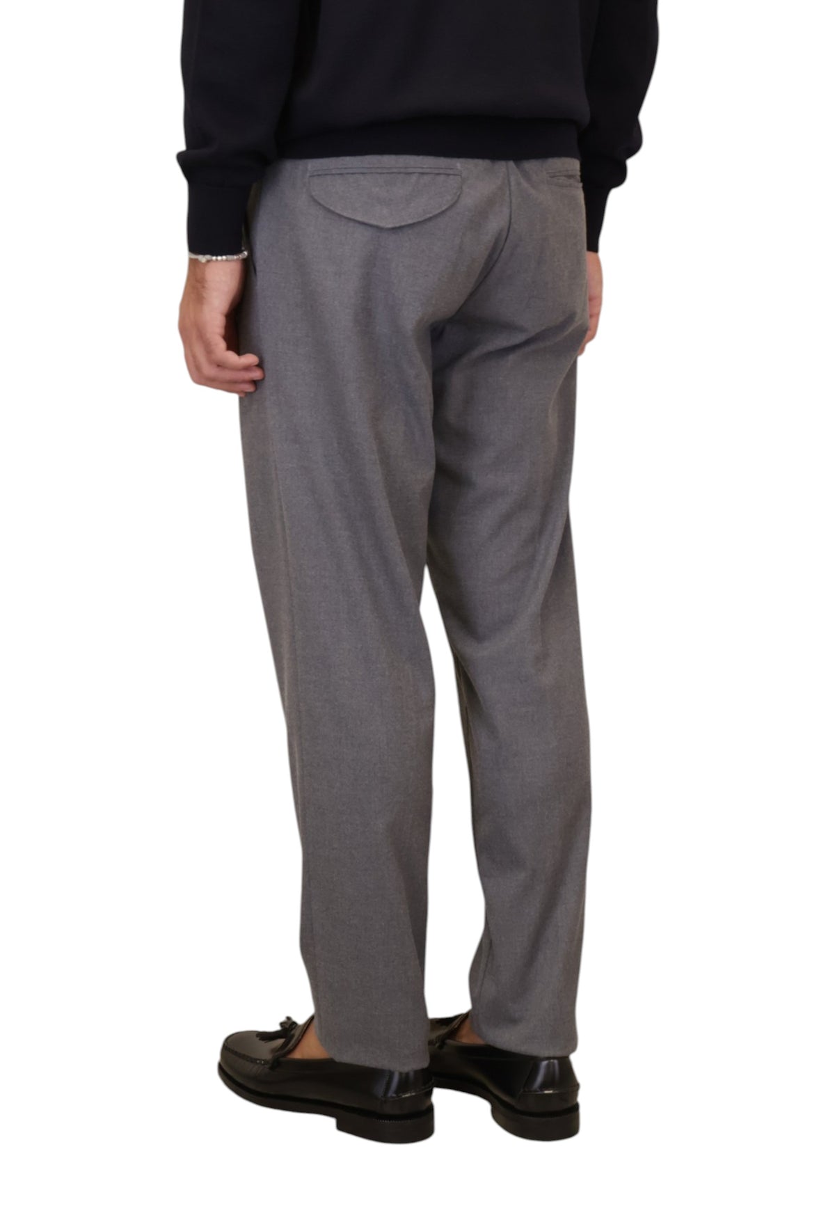 PANTALONI Grigio White Sand