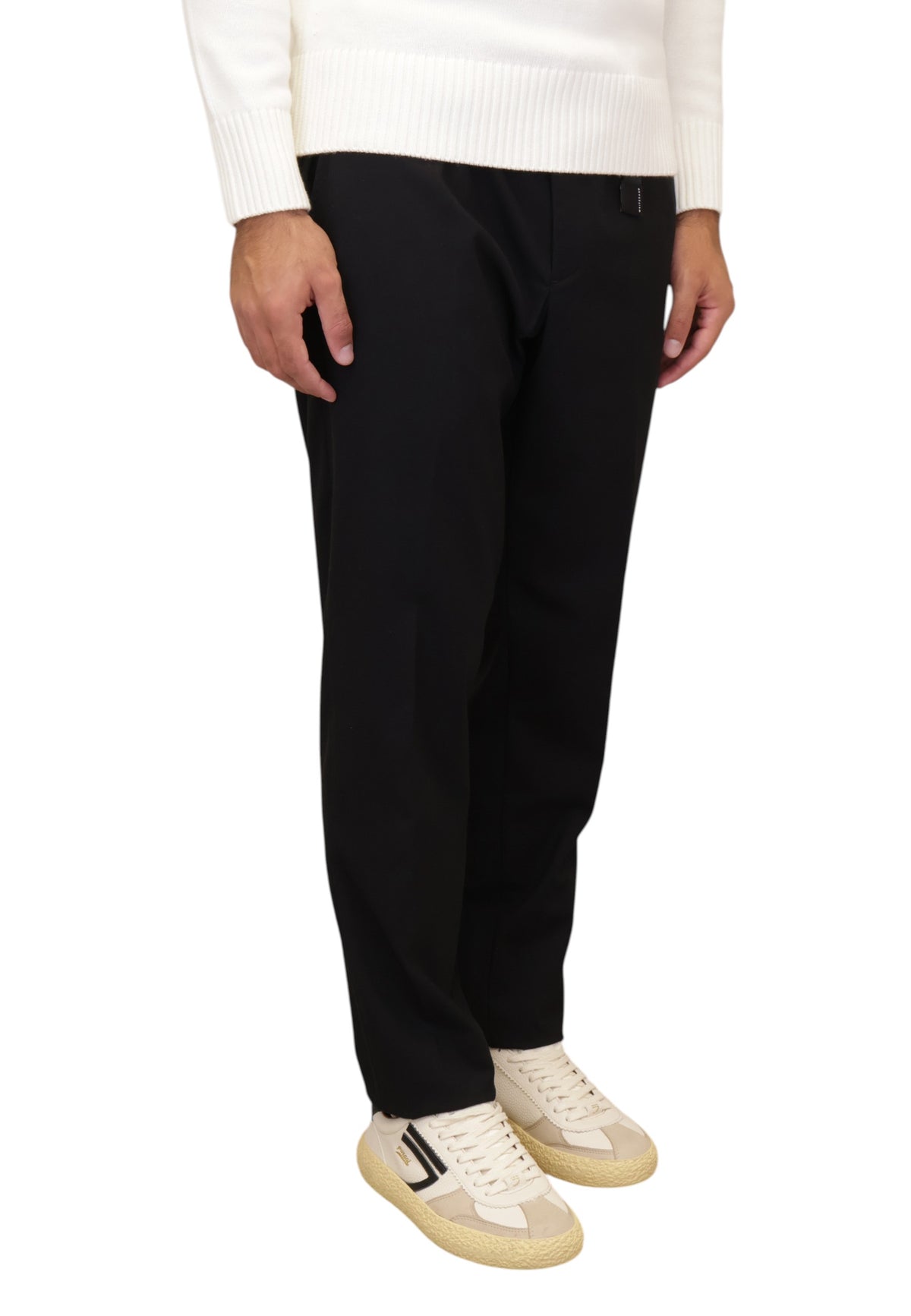 PANTALONI Nero White Sand