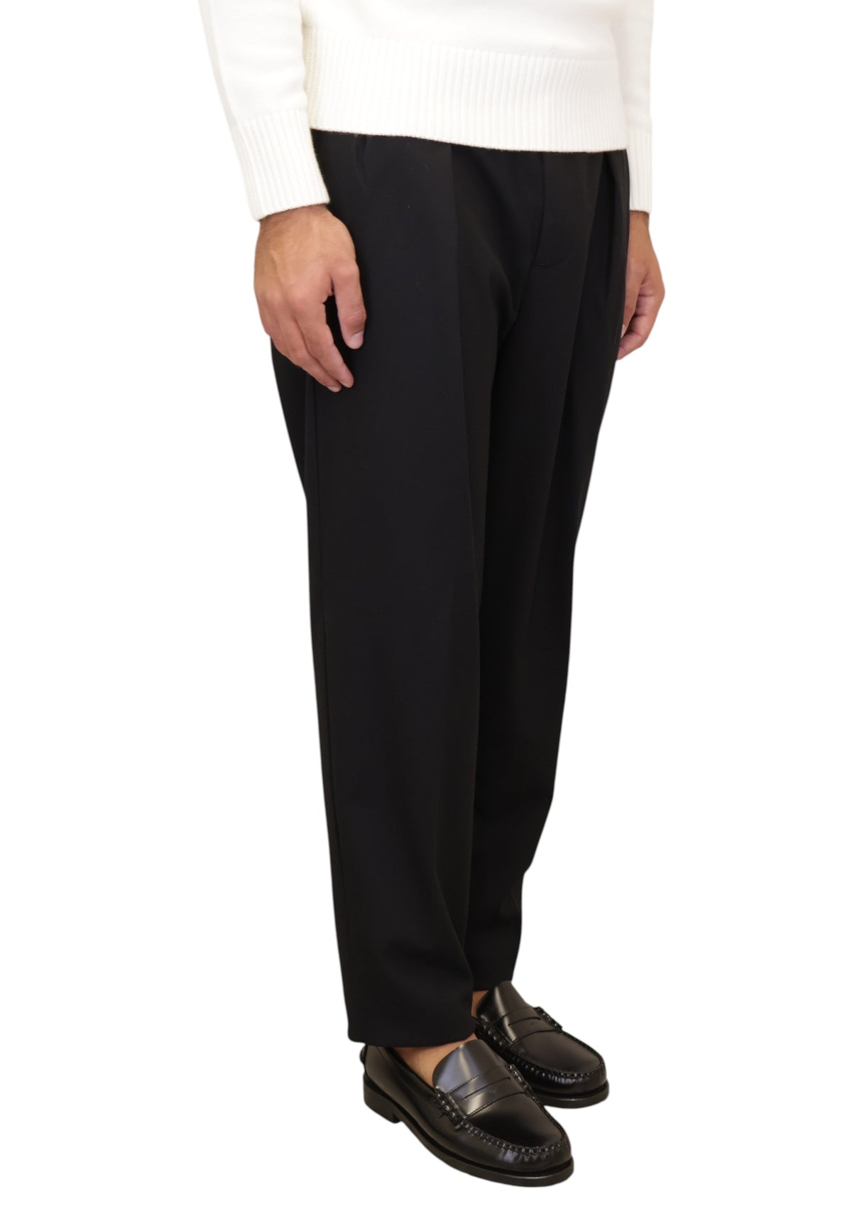 PANTALONI Nero White Sand