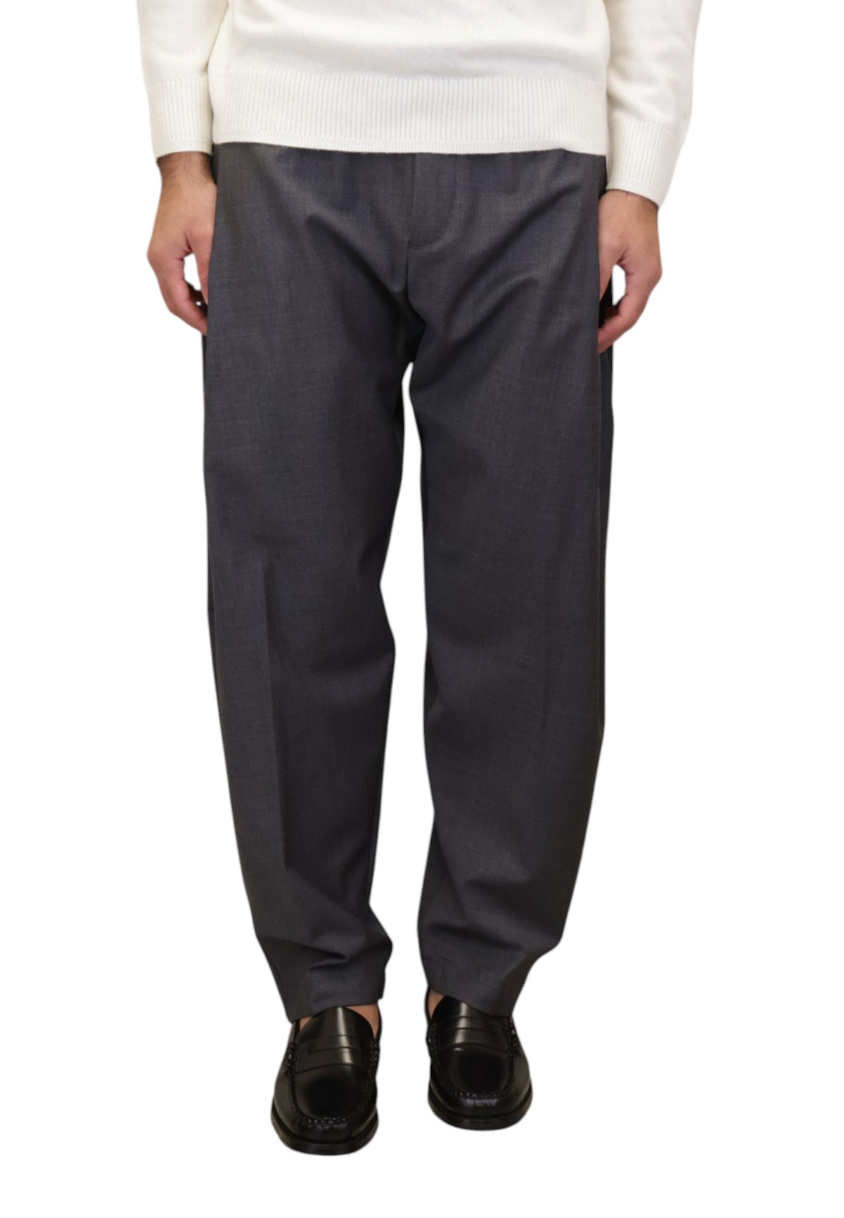 PANTALONI Grigio White Sand