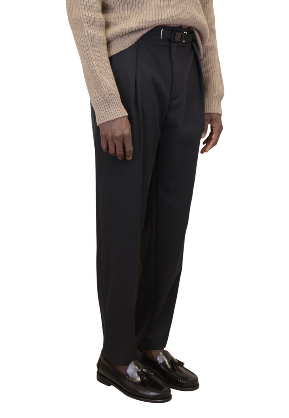 PANTALONI Nero White Sand