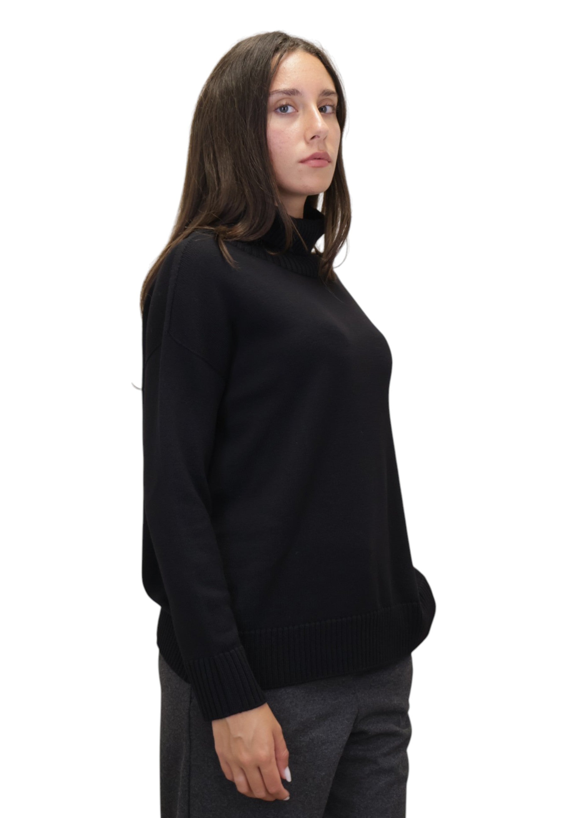 MAGLIE A LUPETTO Nero Mm 2