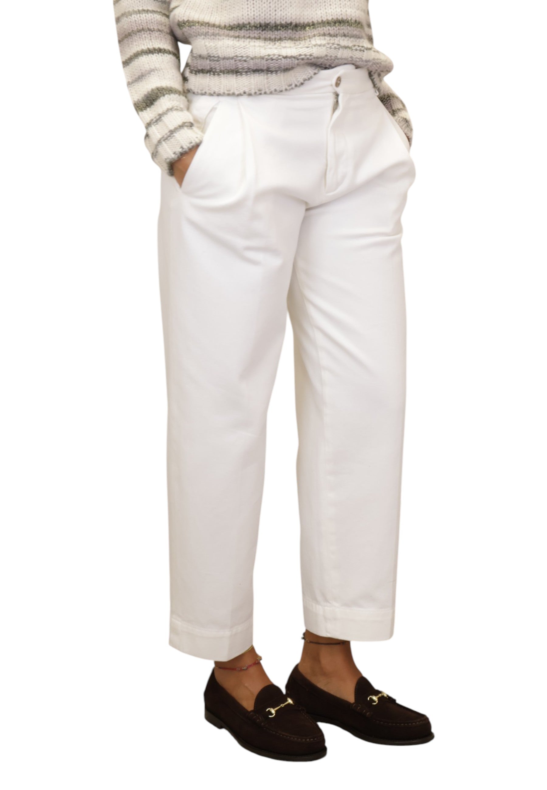 PANTALONI Bianco Briglia Genderless 1949