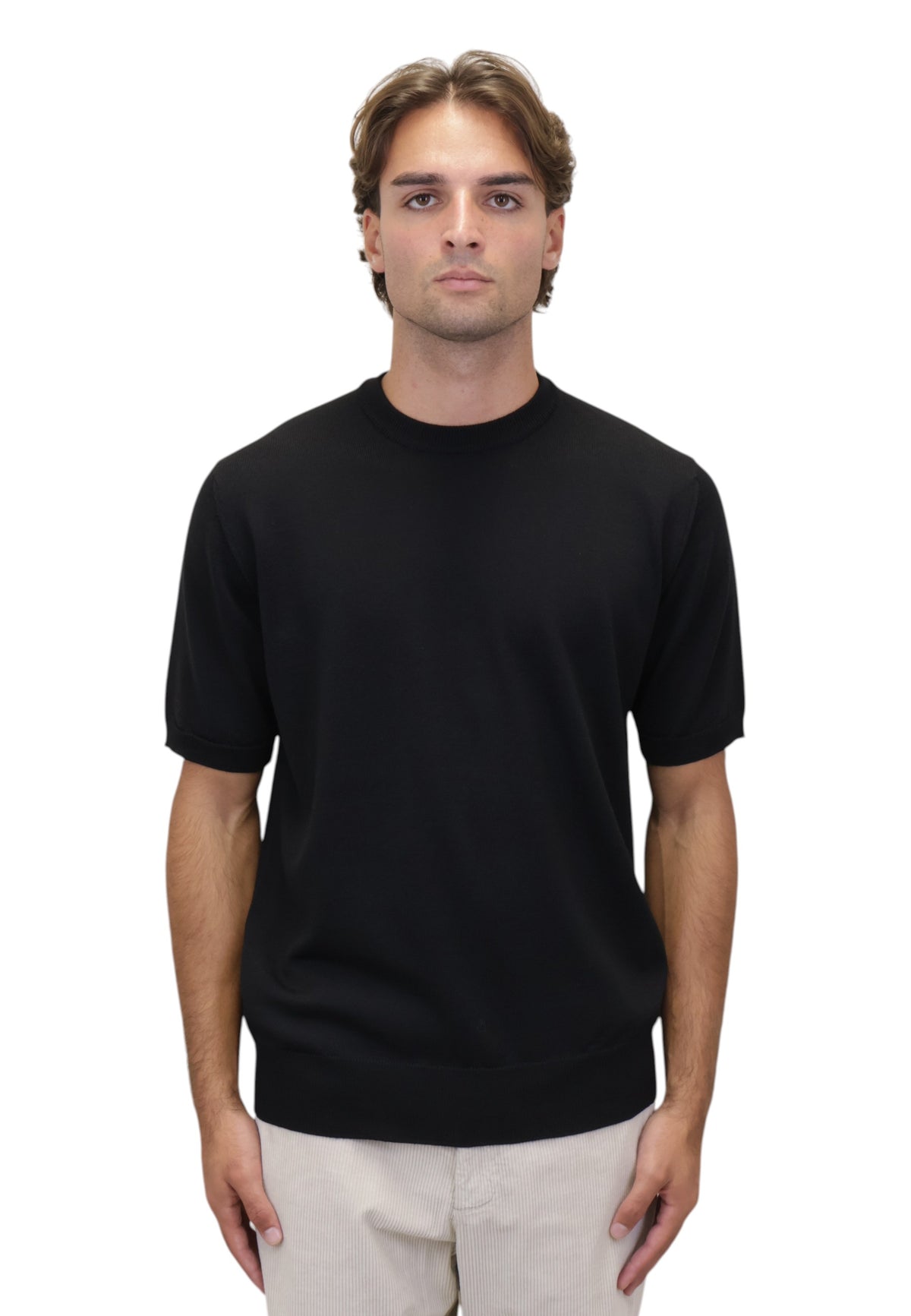 MAGLIE A GIROCOLLO Nero Altea