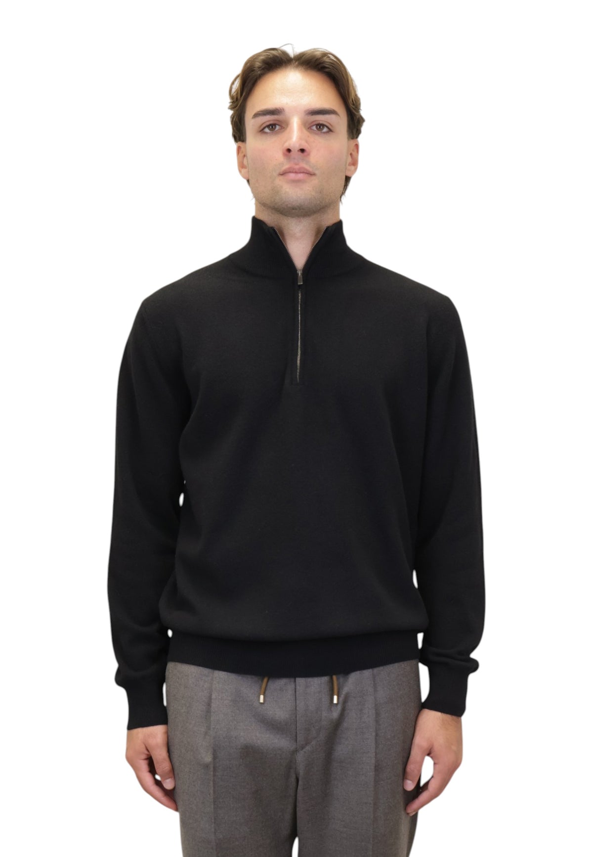 MAGLIE CON ZIP Nero Altea