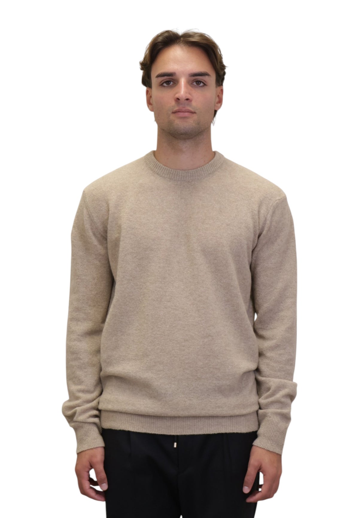 GIROCOLLO MANICA LUNGA Beige Altea