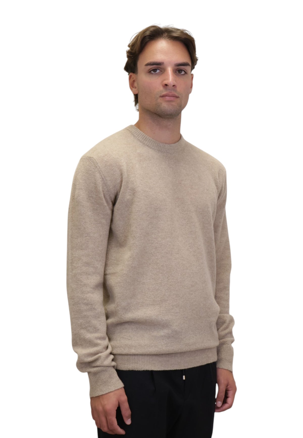 GIROCOLLO MANICA LUNGA Beige Altea