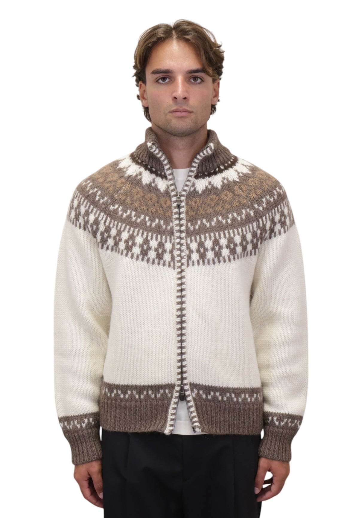 MAGLIE CON ZIP Panna Altea
