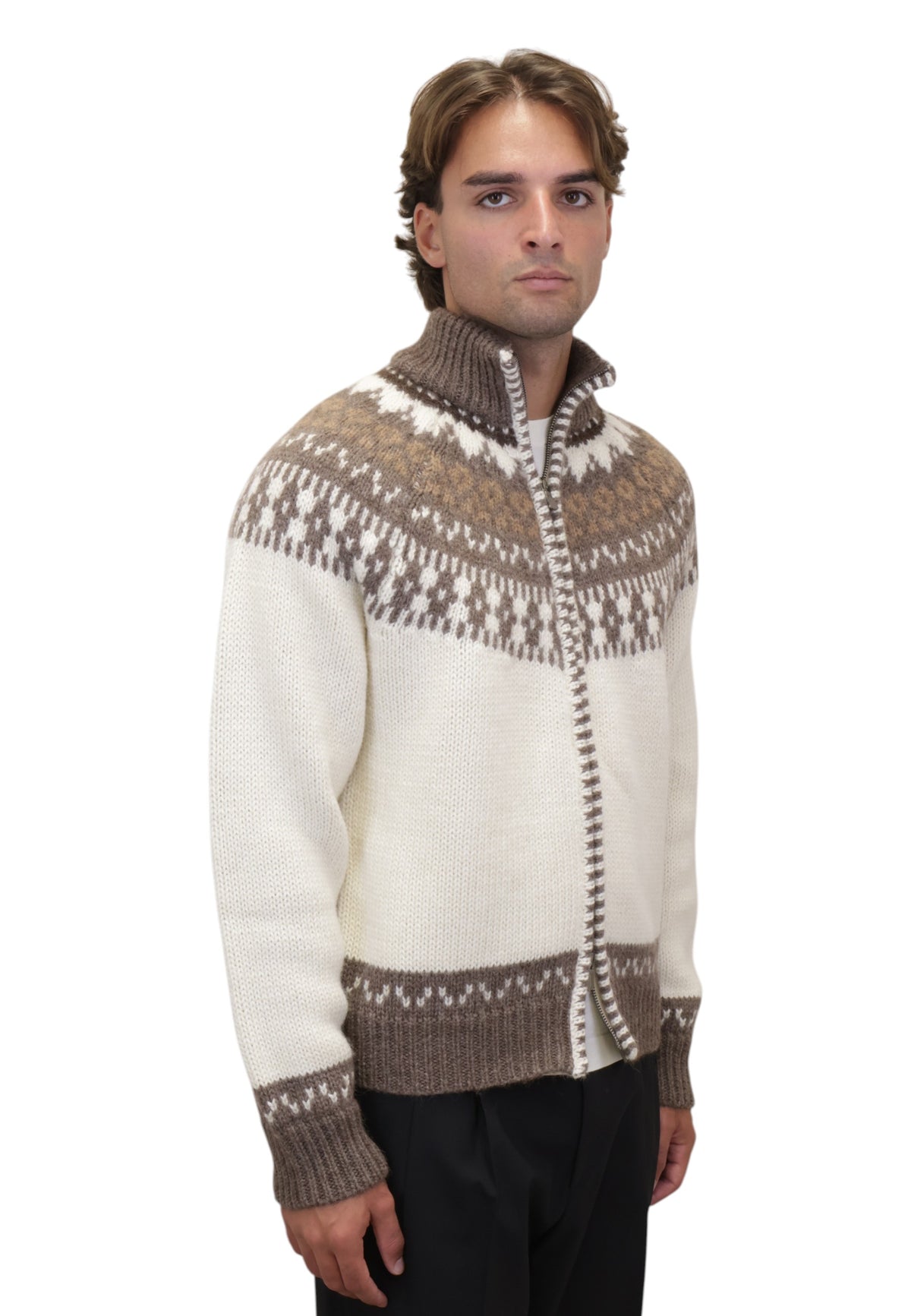 MAGLIE CON ZIP Panna Altea