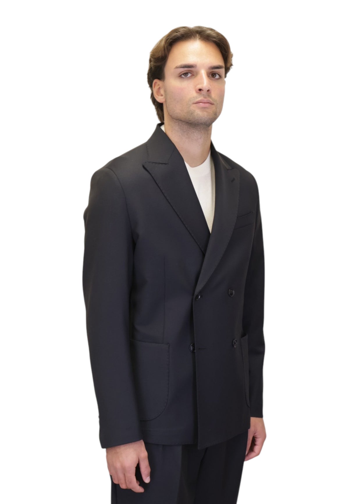 BLAZER DOPPIOPETTO Nero Bottega Marchigiana