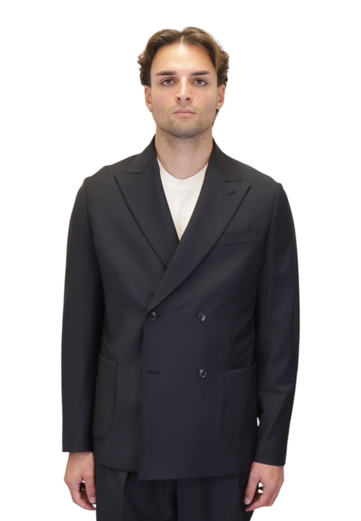 BLAZER DOPPIOPETTO Nero Bottega Marchigiana