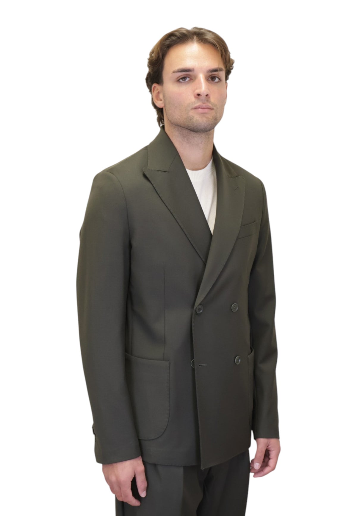 BLAZER DOPPIOPETTO Verde Bottega Marchigiana