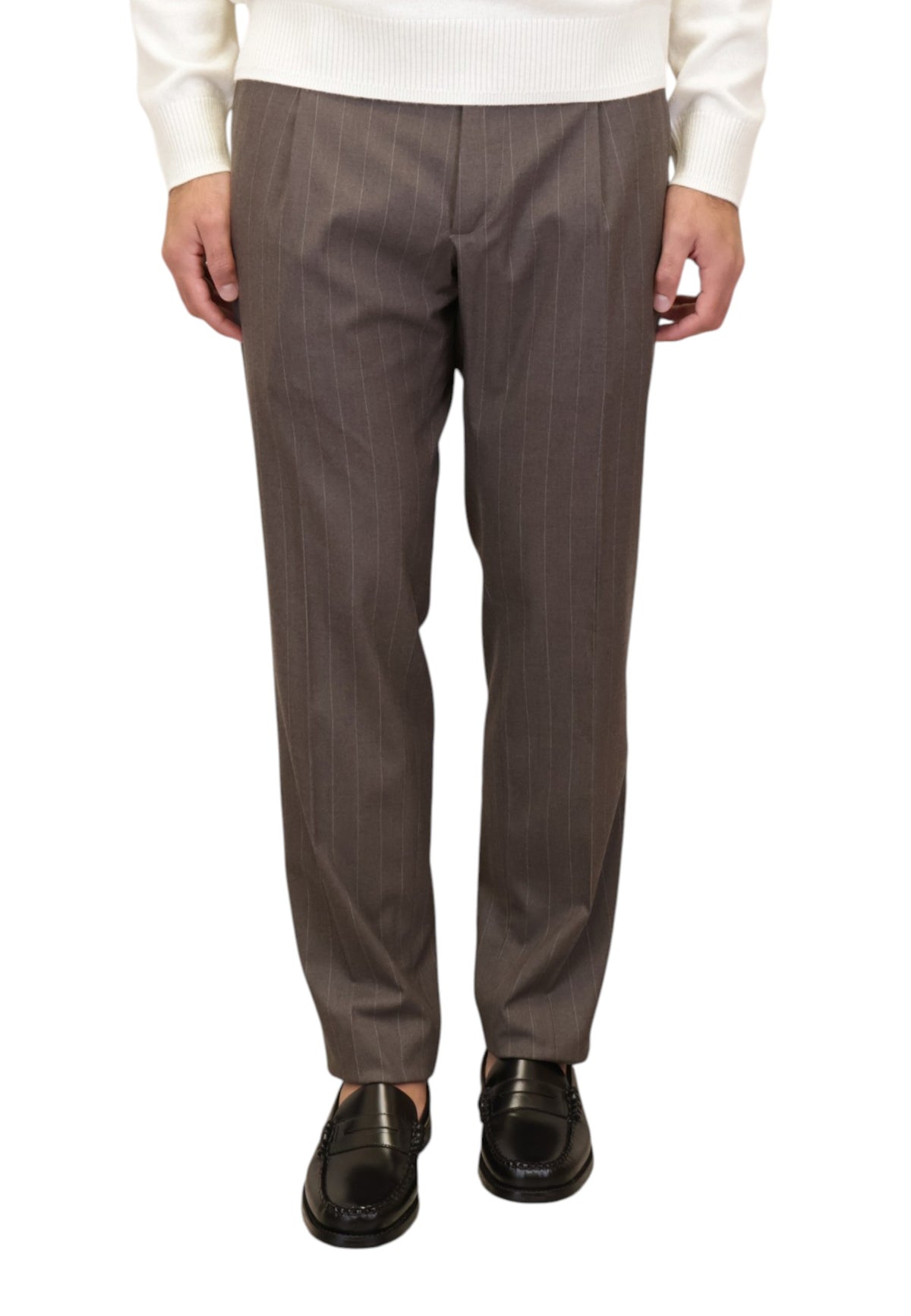 PANTALONI Marrone Bottega Marchigiana