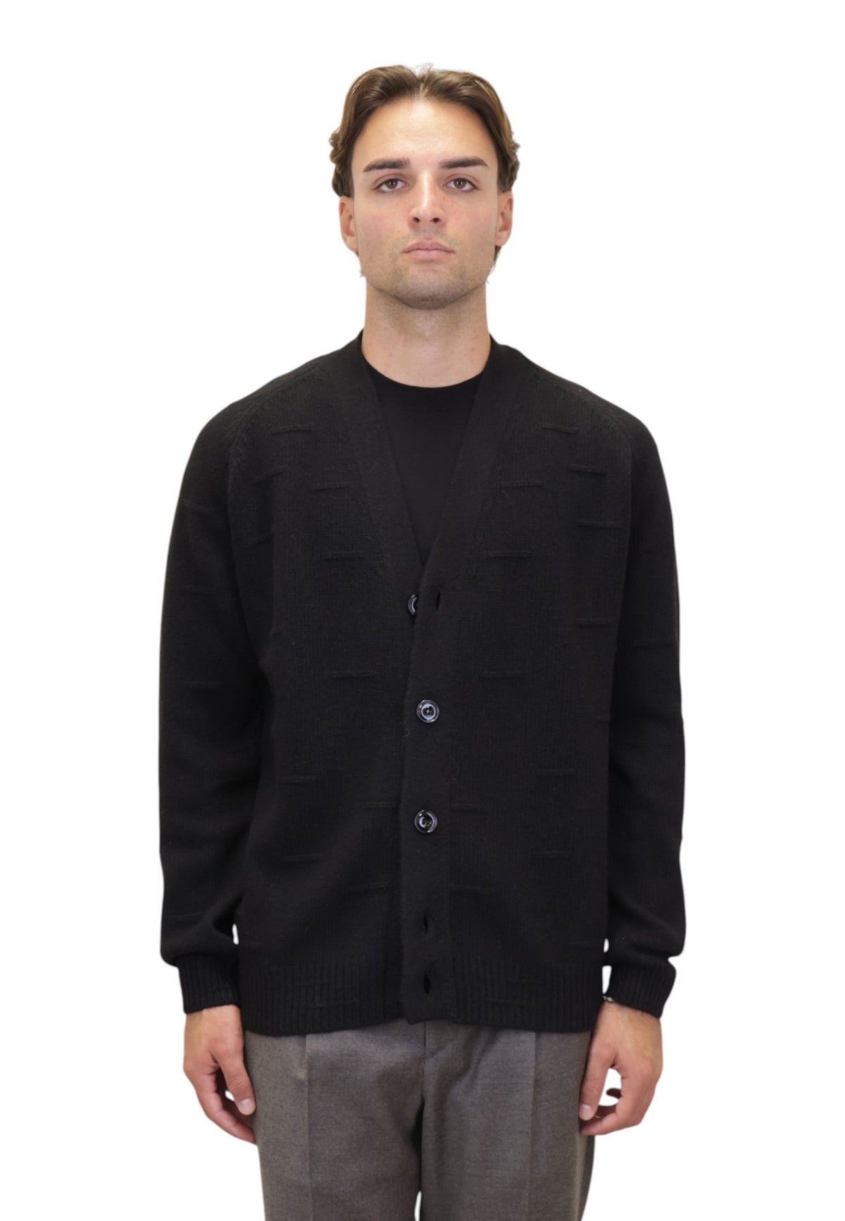 CARDIGAN Nero Daniele Fiesoli
