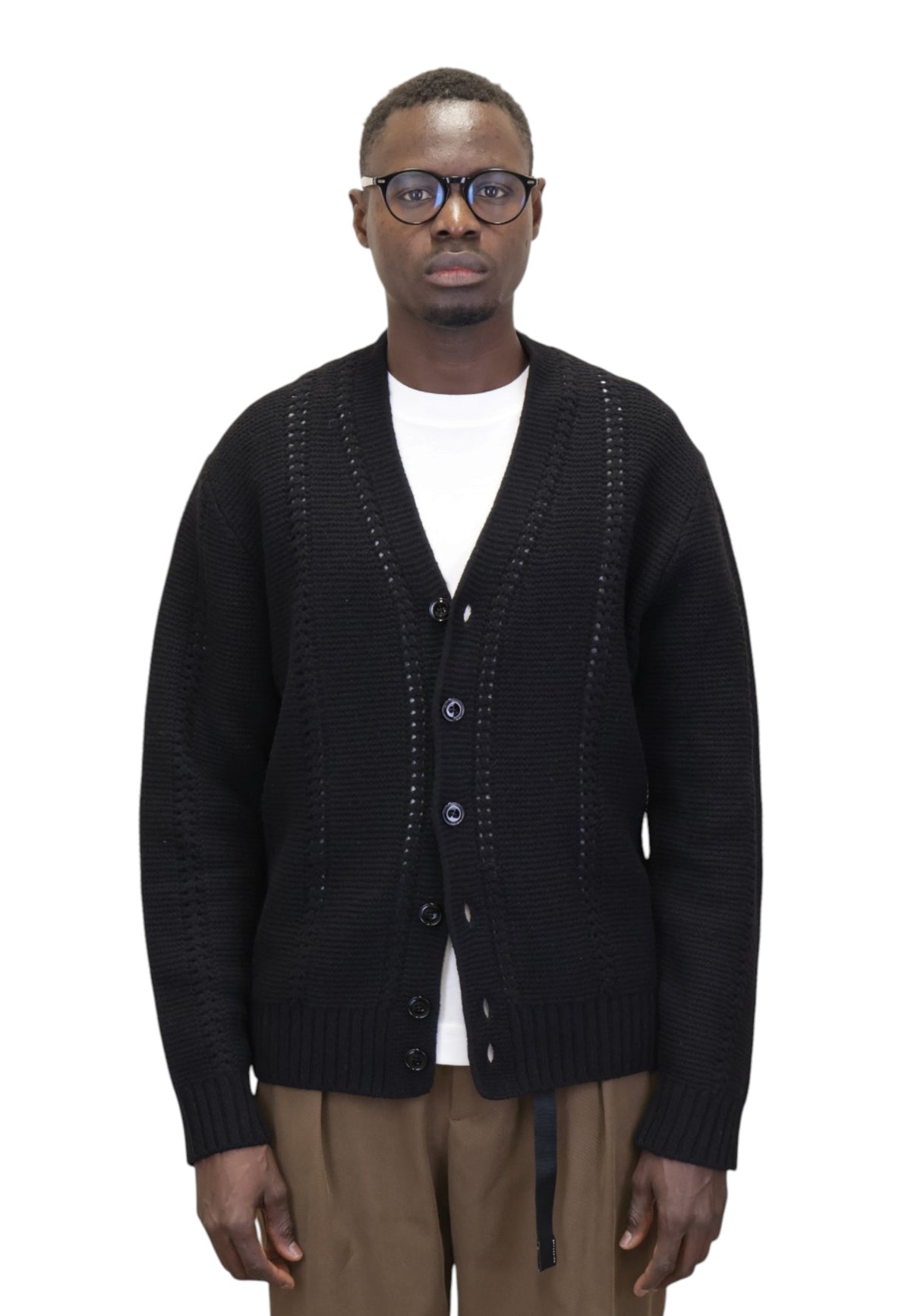 CARDIGAN Nero Daniele Fiesoli
