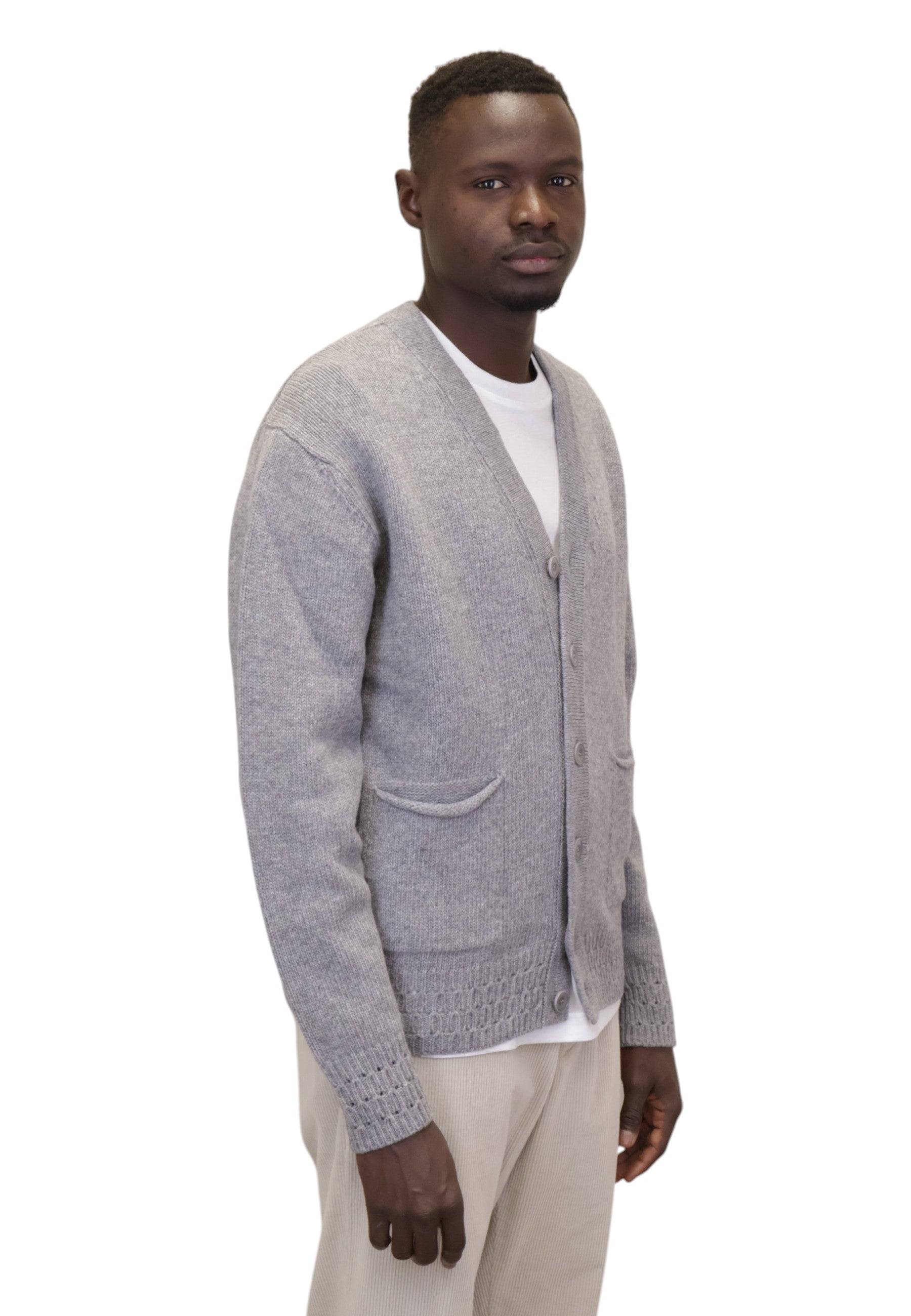 CARDIGAN Grigio Daniele Fiesoli
