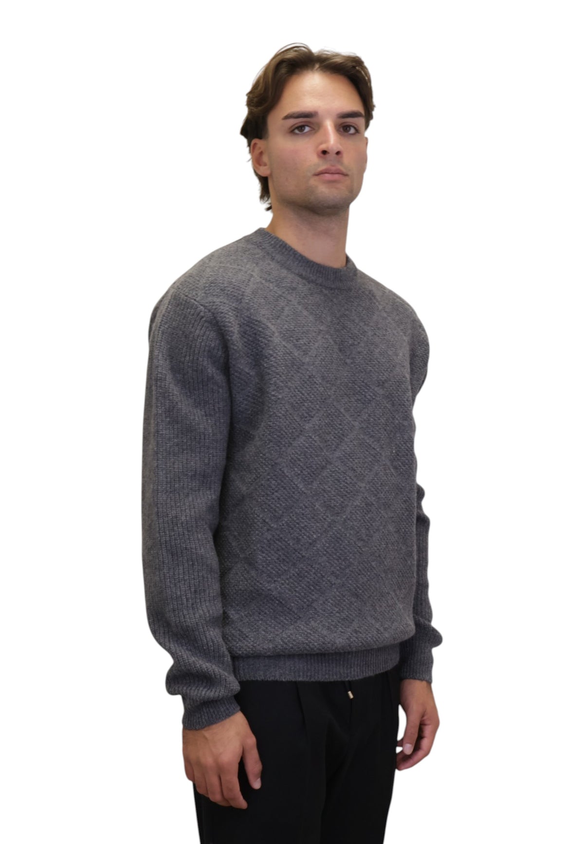 MAGLIE A GIROCOLLO Grigio Daniele Fiesoli