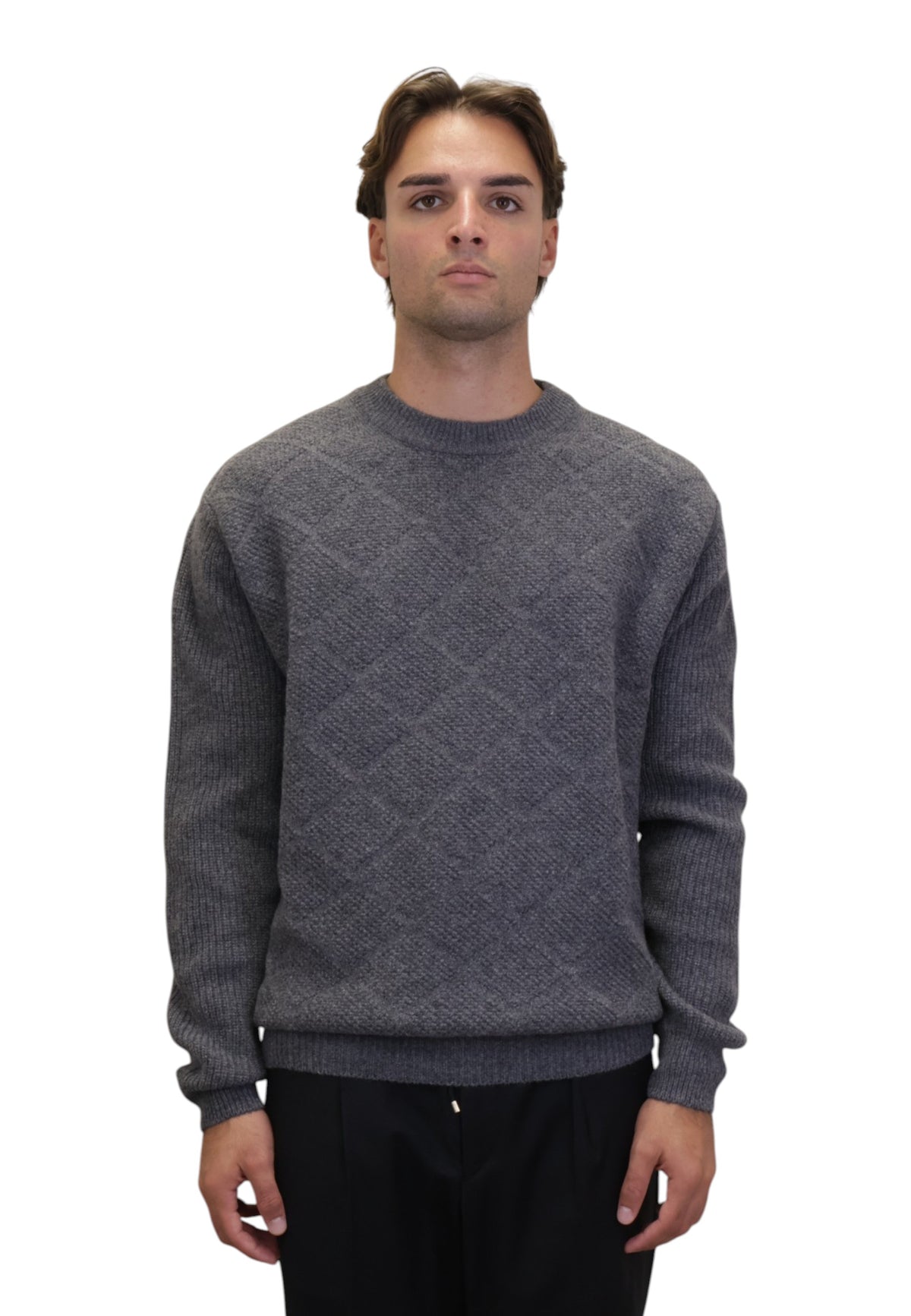 MAGLIE A GIROCOLLO Grigio Daniele Fiesoli